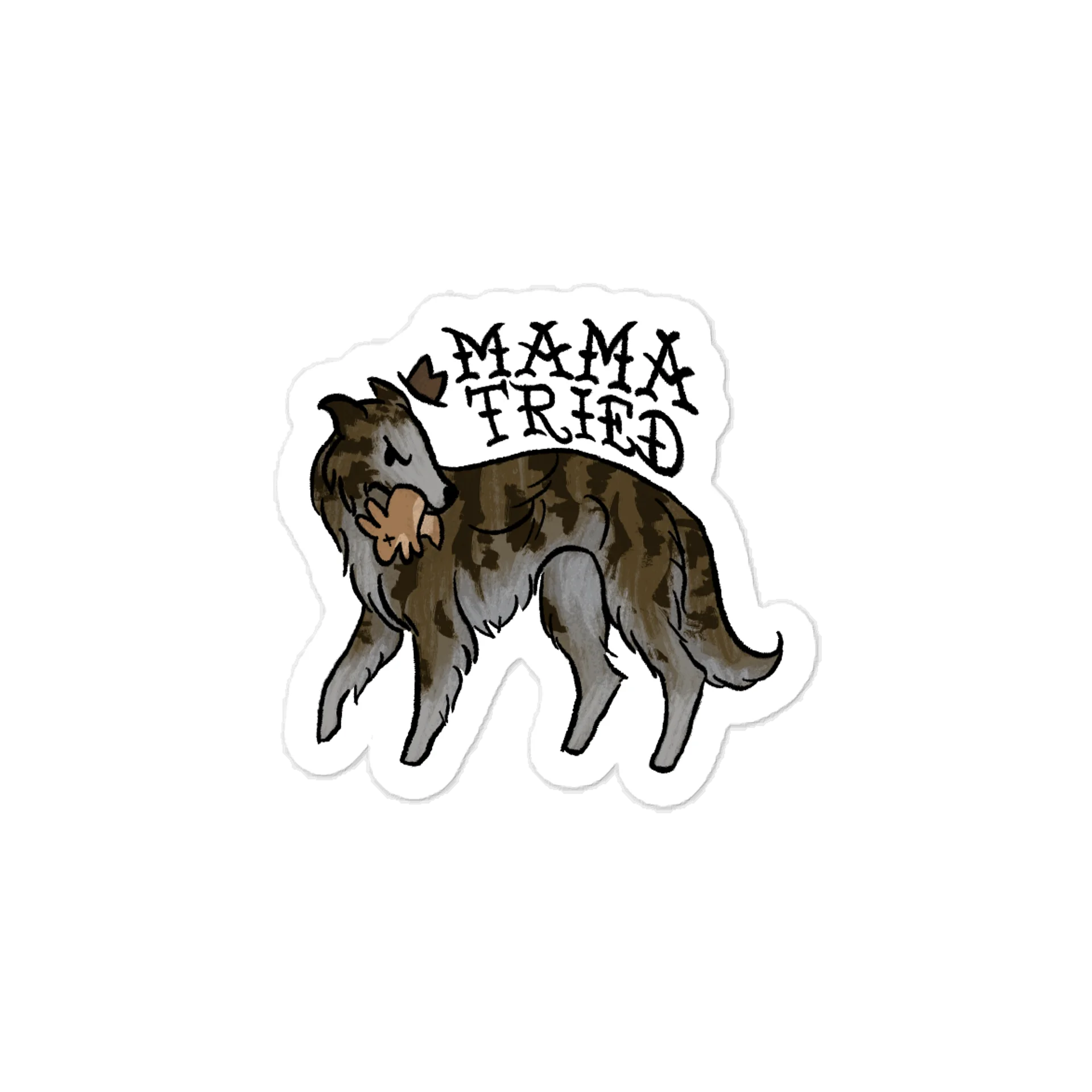 Mama Tried Sticker - Brindle product image (1)