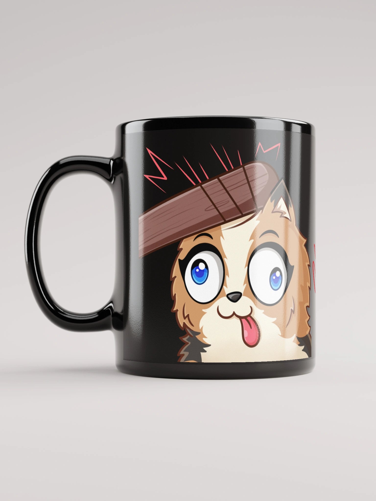 Gidget Bonked Black Mug product image (6)