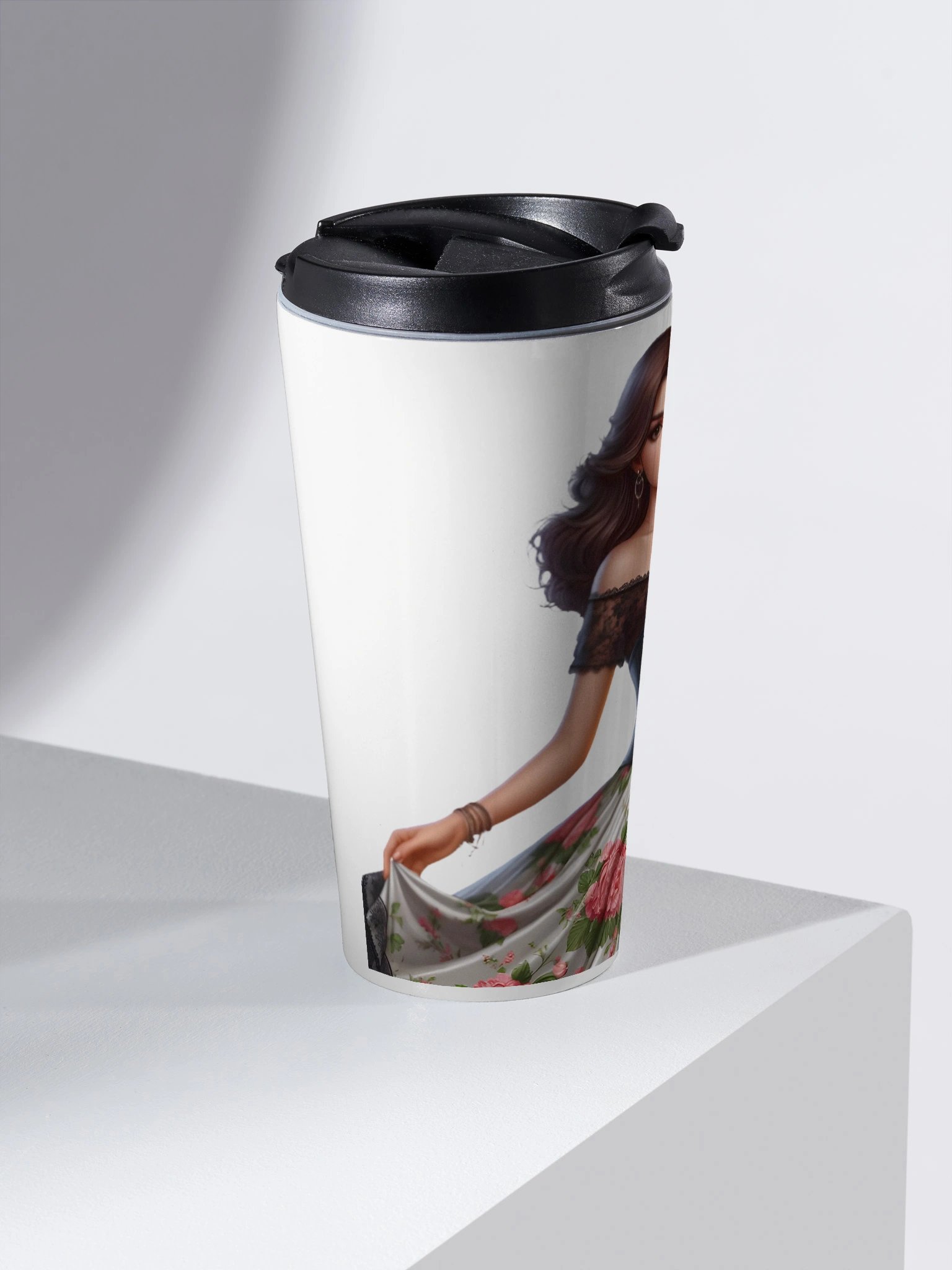 Bouquet Beauty Stainless Steel Travel Mug product image (2)