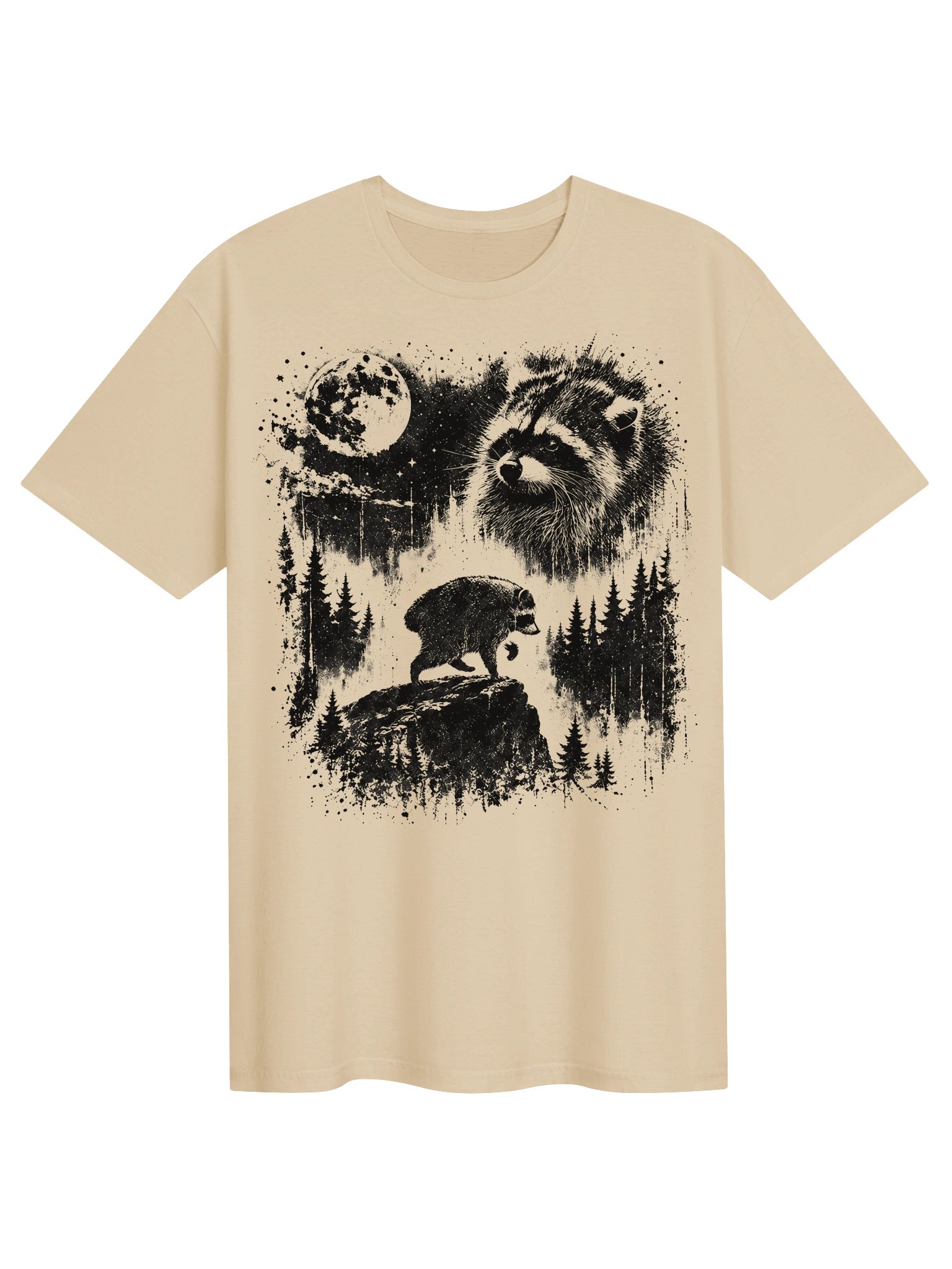 Abstract Raccoon Trio T-Shirt product image (1)
