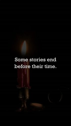 Sadly, our journey into the Old Woods has come to an earlier end than we'd planned.

We had so much more of the story to tell...