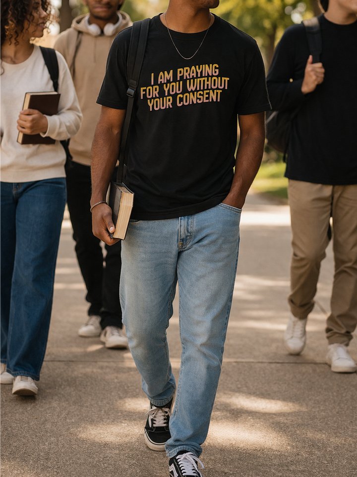 I Am Praying for You Without Your Consent - T-Shirt product image (1)