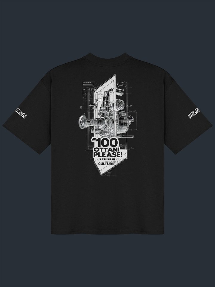 100 Ottani Please!™ Oversized Unisex Racing Streetwear Graphic T-Shirt | Nitro Rush Edition product image (1)