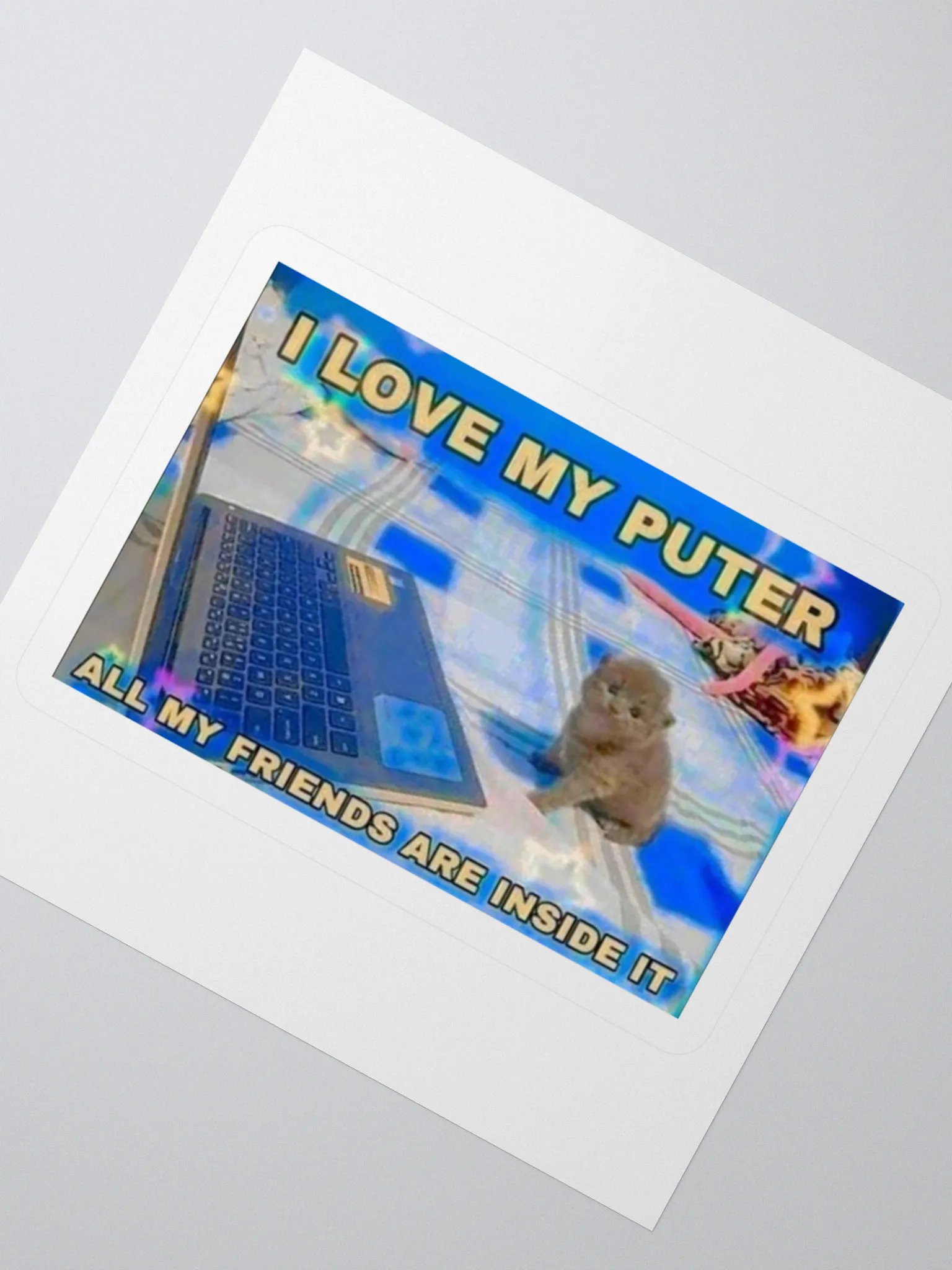 I love My Puter Sticker product image (2)