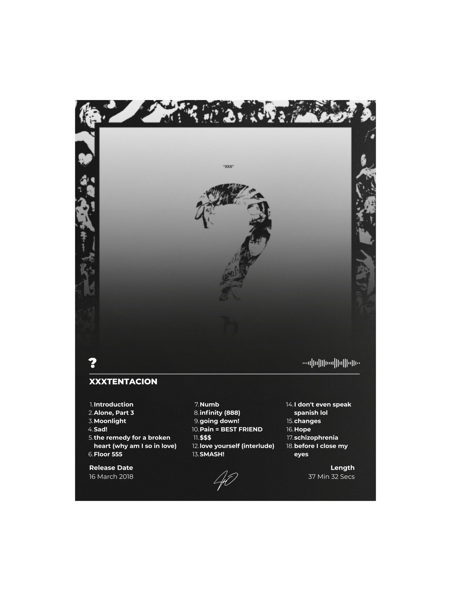 XXXTENTACION ? Poster product image (1)