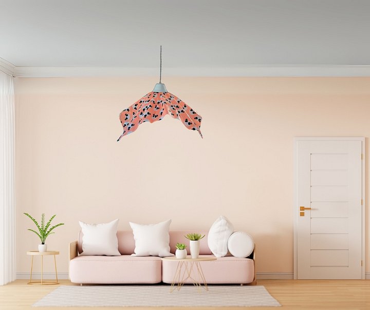 Peach Panda Pendant Light product image (2)