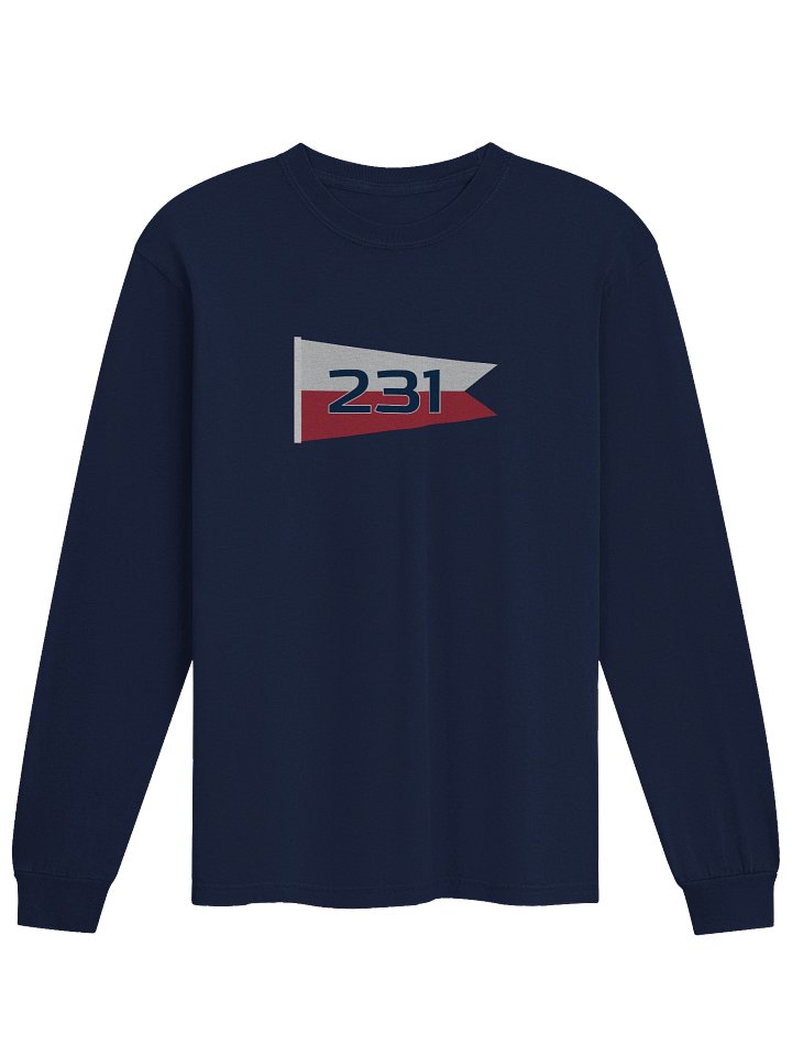 231 Red Pennant Long Sleeve Tee product image (1)