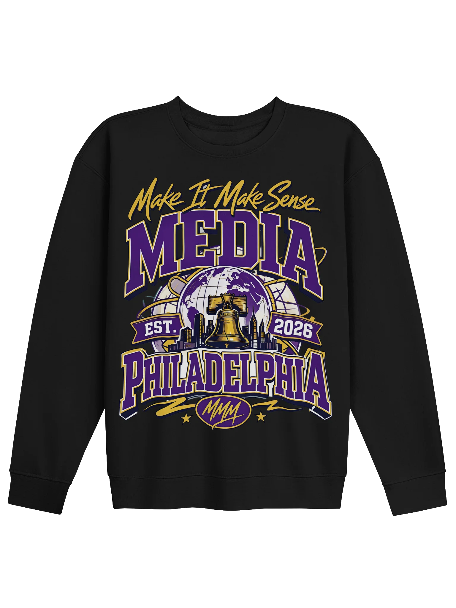 Make It Make Sense Media Philadelphia Crewneck product image (1)