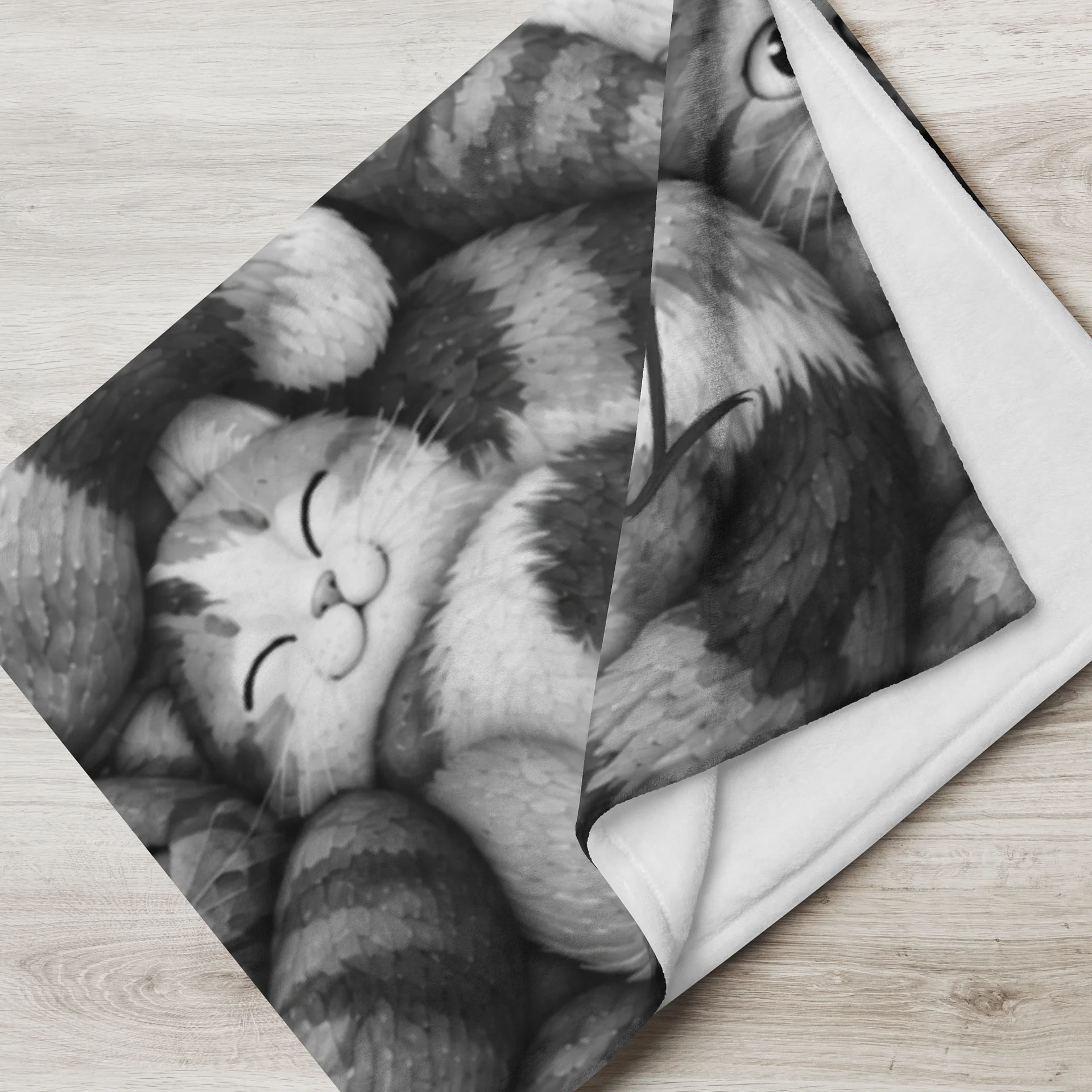 Plaid Faune - Chats en Clair-Obscur product image (4)