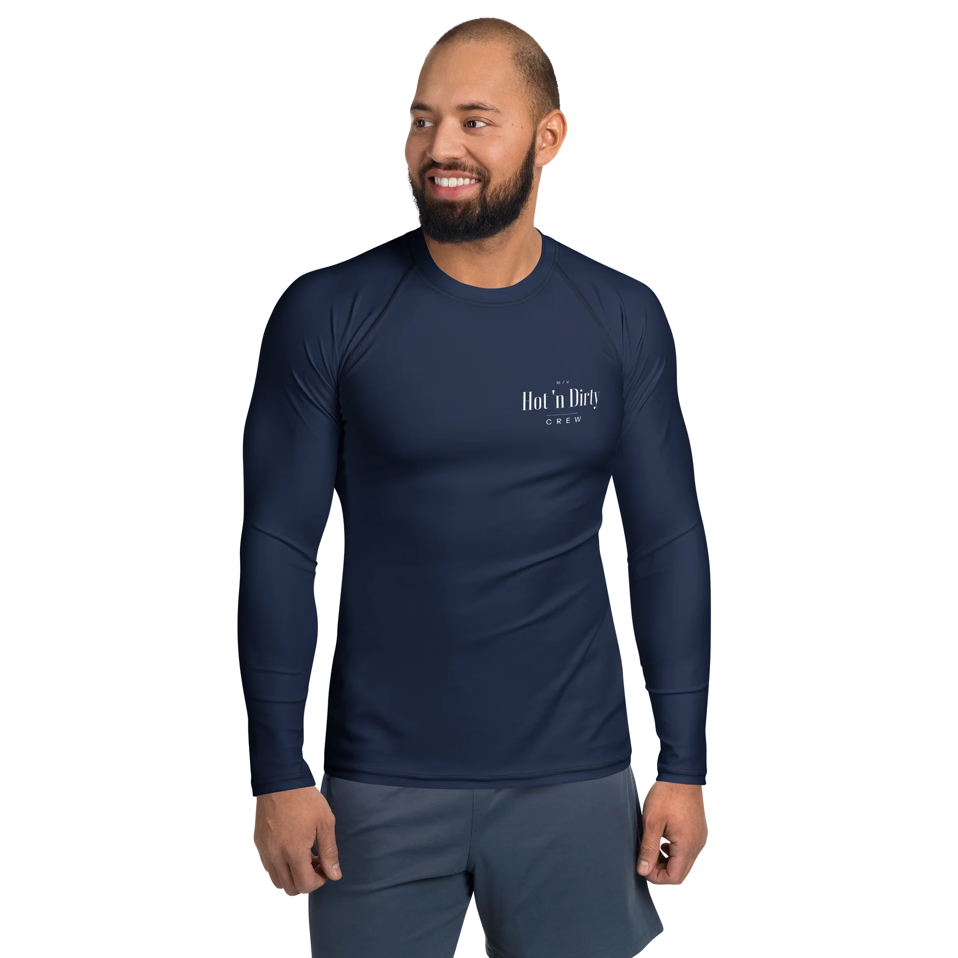 Hot 'n Dirty Crew Men's Rash Guard - Navy product image (1)