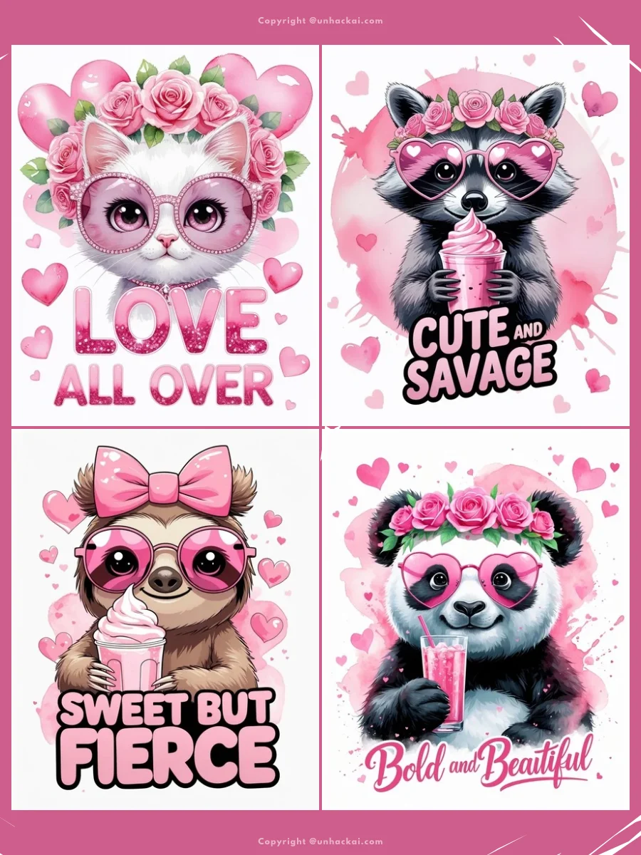 11 Leonardo AI Cute Animals T-Shirt Prompts product image (2)