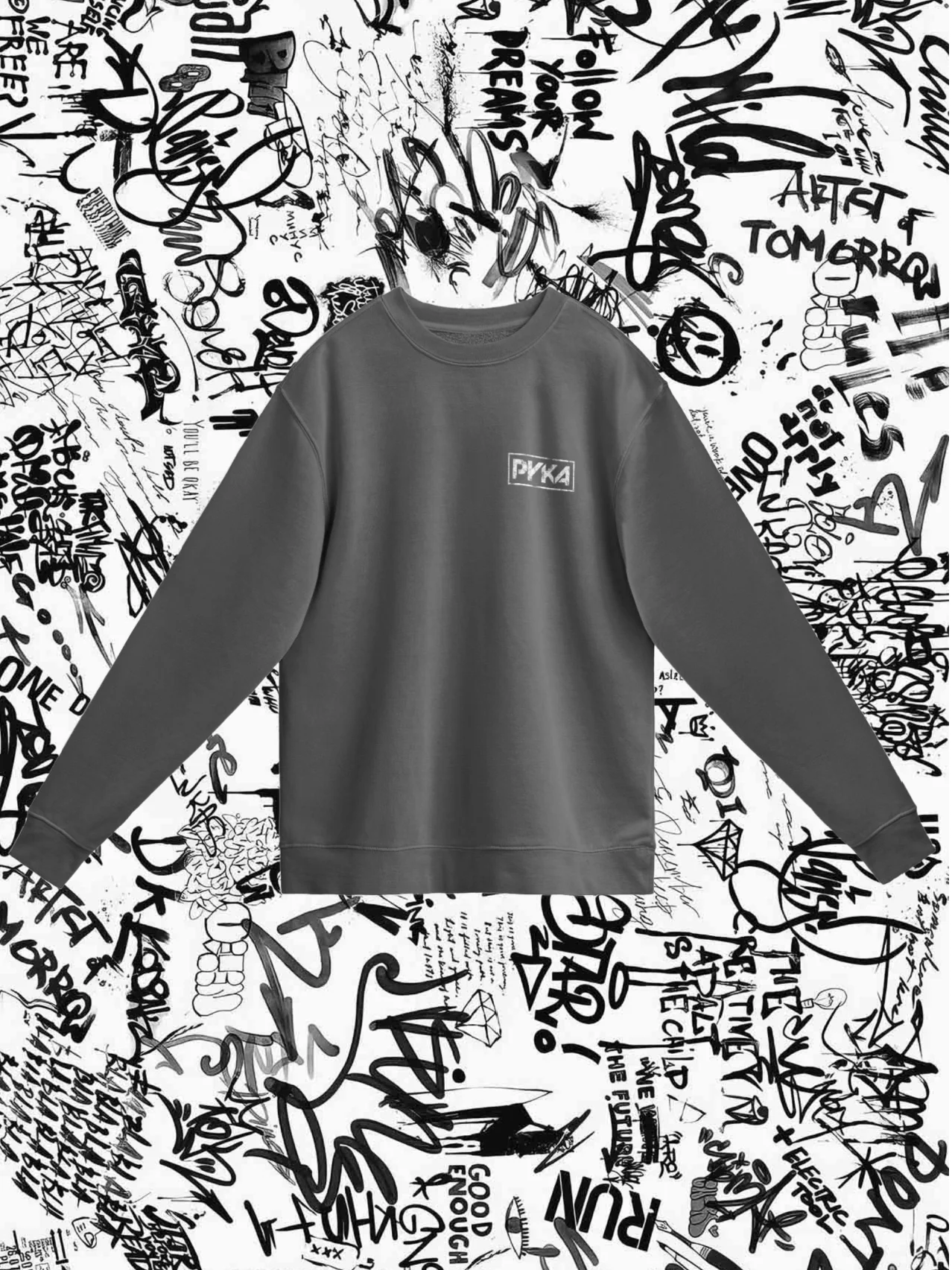 Dumpster Diver Sweatshirt (Gray) product image (3)
