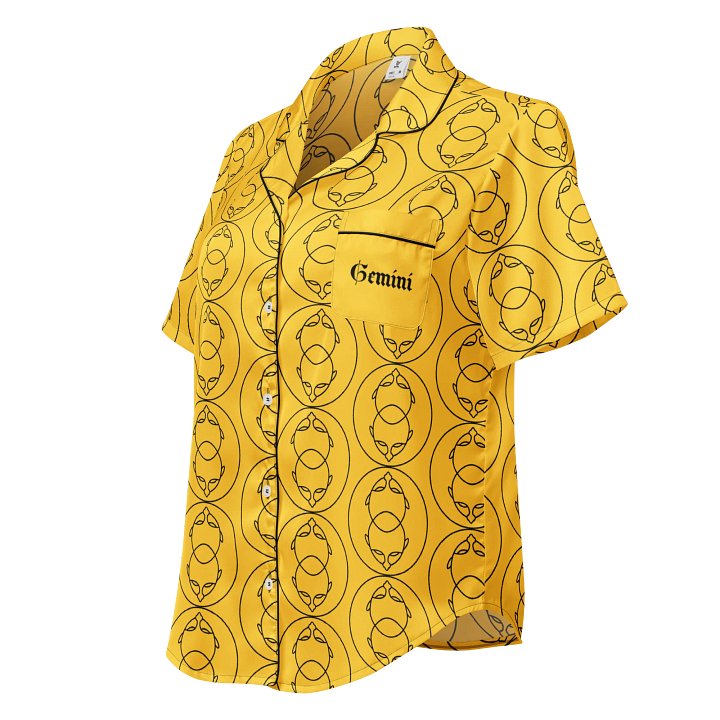 Symmetrical Gemini Silky Pajama Top product image (1)