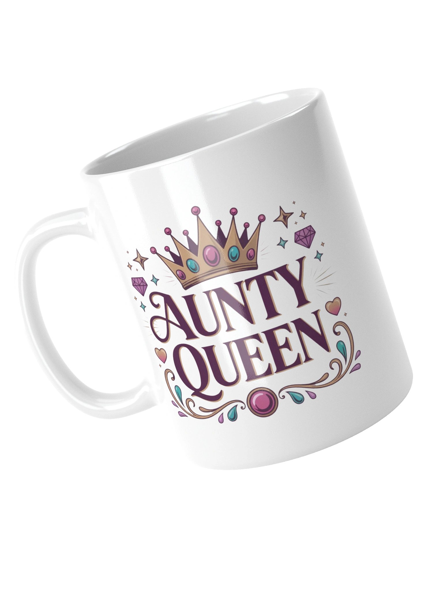 Aunty Queen Crown Sparkle Coffee Mug product image (14)