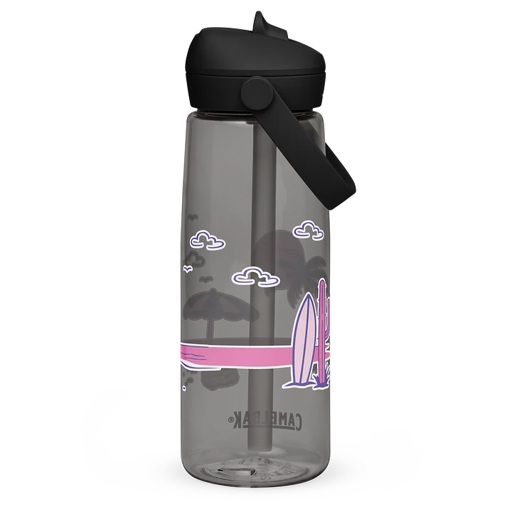 Retro Tropical Sunset Flip Straw Bottle product image (11)