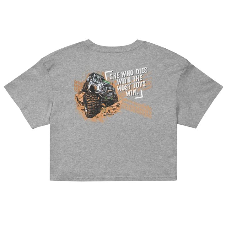 Ladies 'Most Toys' Crop Tee product image (1)