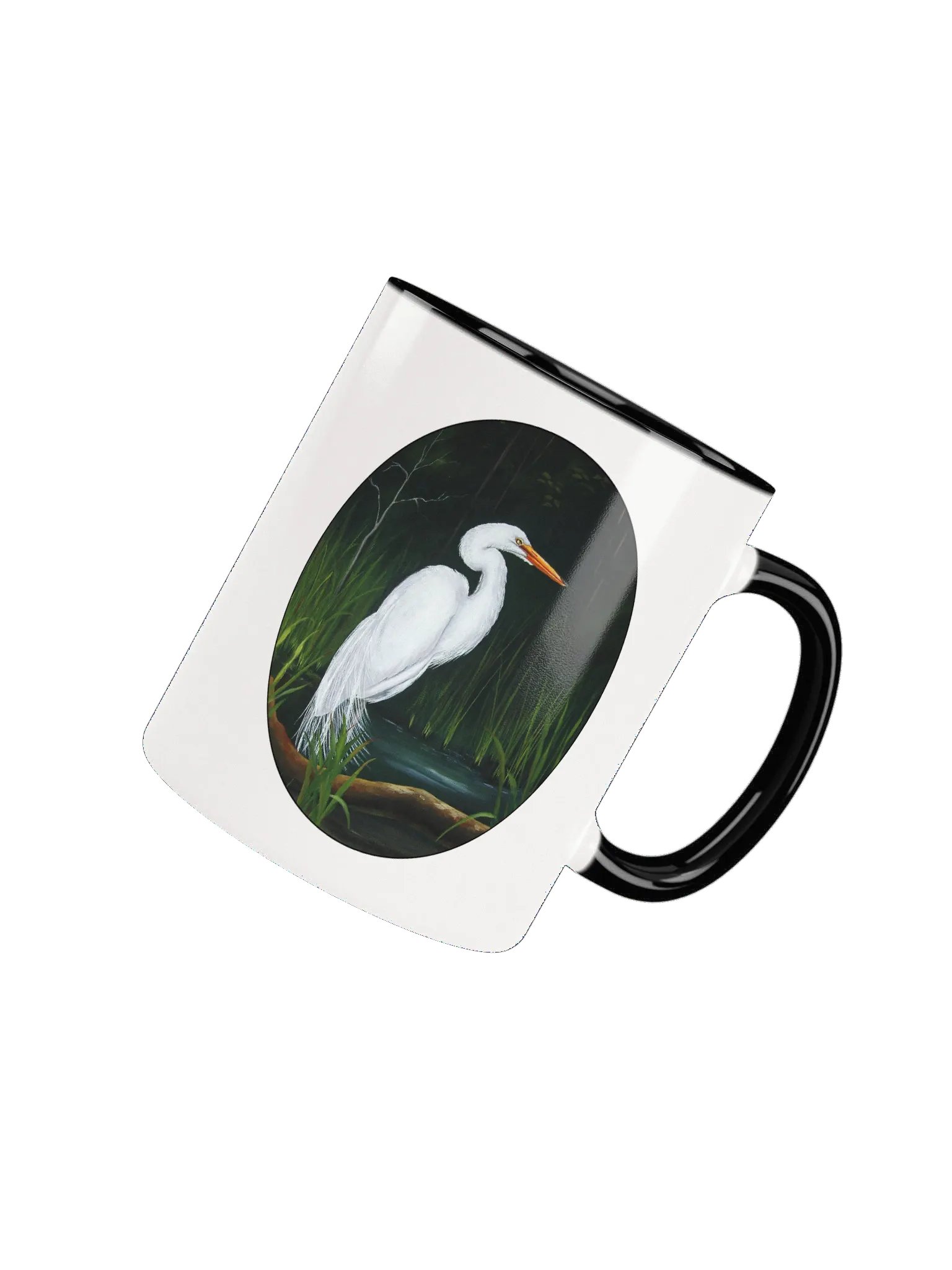 Egret Elegance Ceramic Mug product image (22)