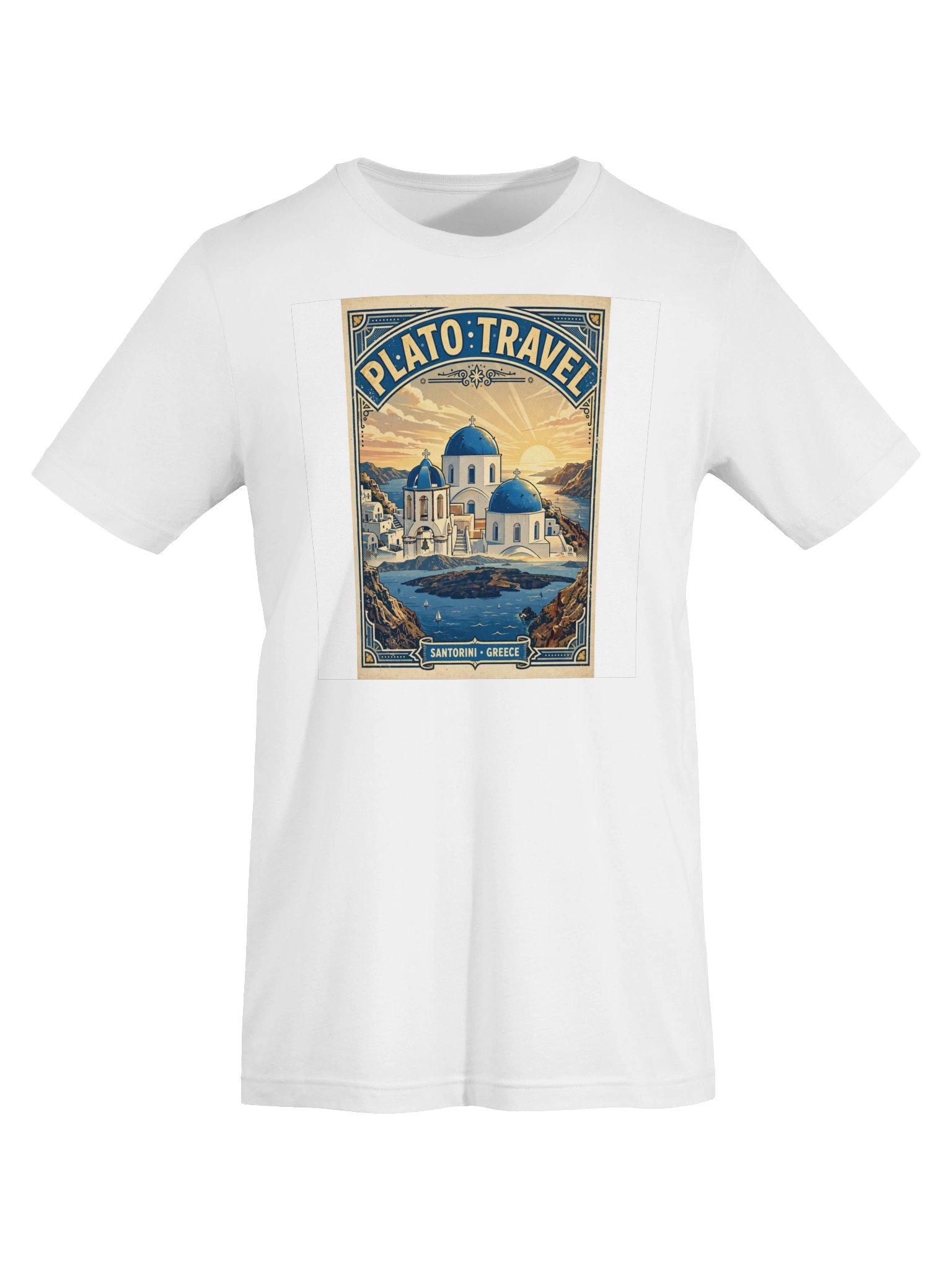 Santorini Poster Tee product image (5)
