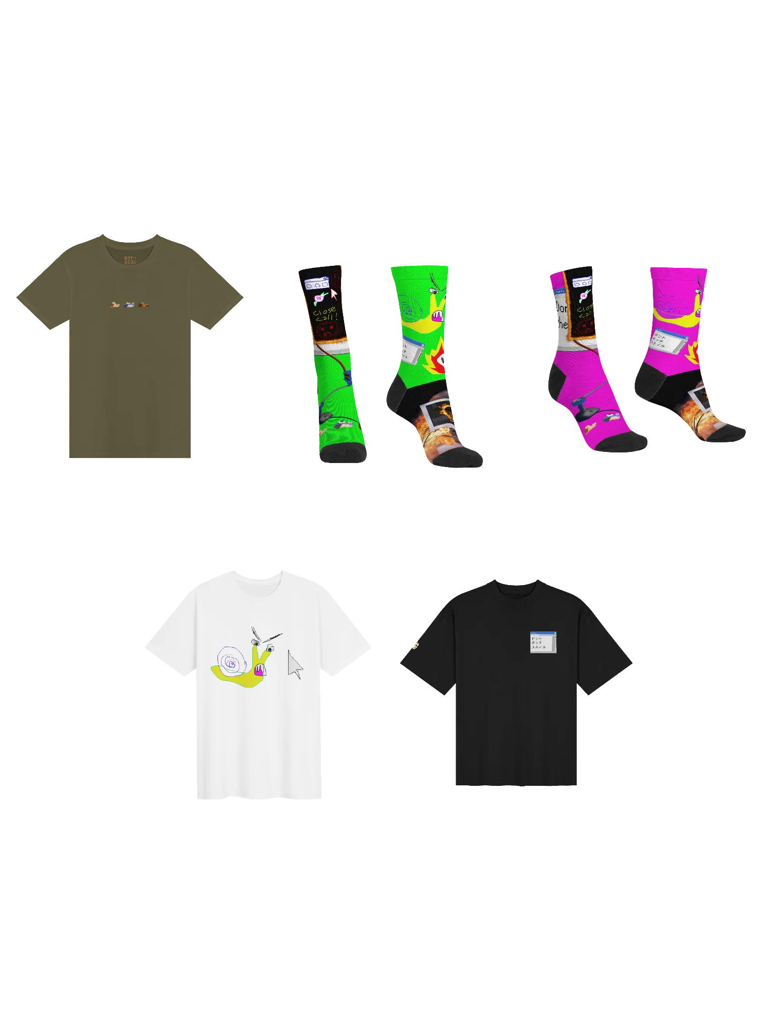 Don't Touch the Snail - Clothing Bundle product image (1)