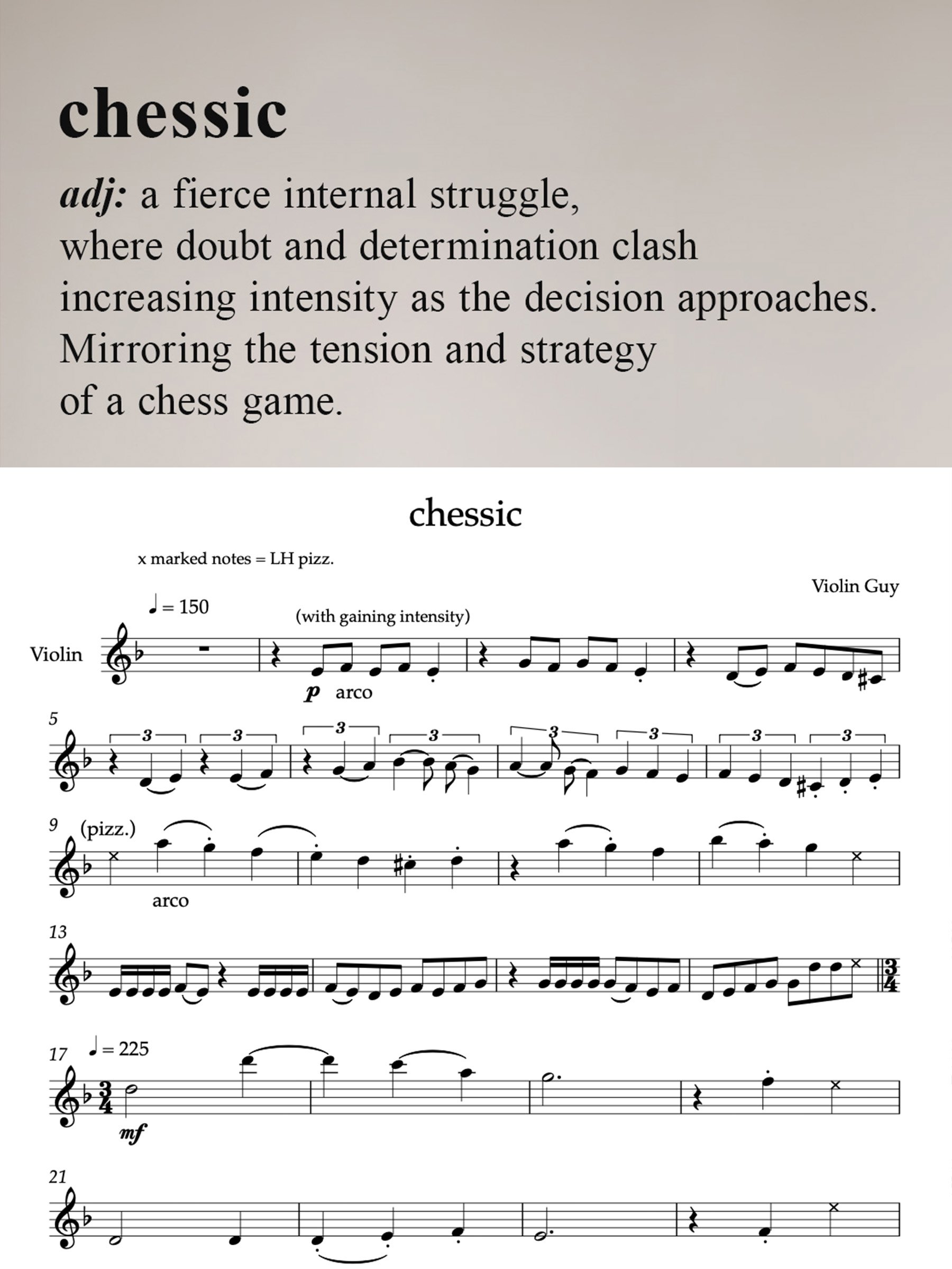 chessic - Sheet Music product image (1)