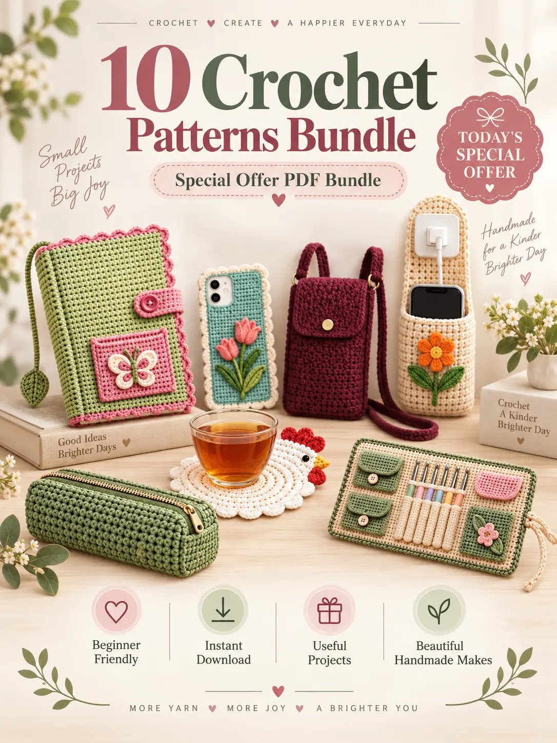 10 Crochet Patterns Bundle product image (2)