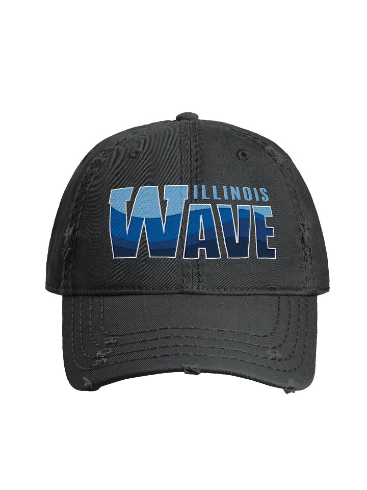 IL Wave (Distressed) hat product image (2)