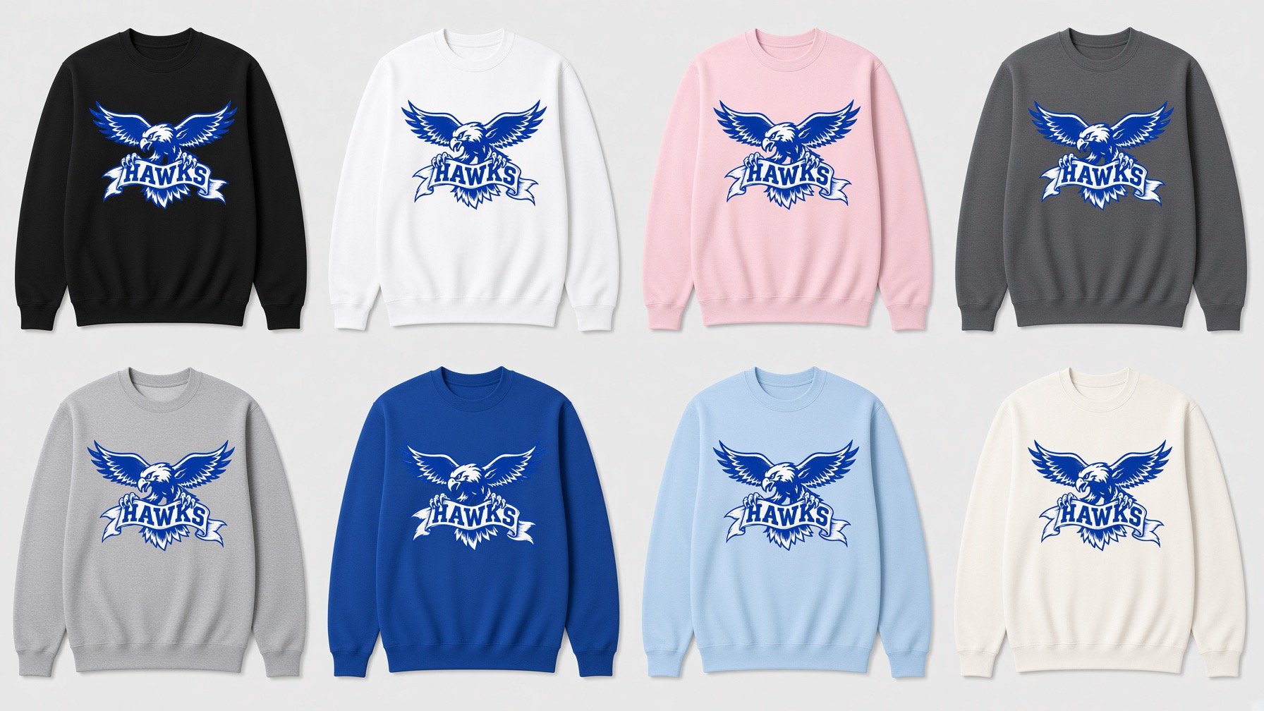 Hawk Emblem Comfort Colors Hoodie product image (2)