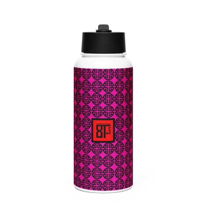 8T Sips Prosperity Stainless Steel Water Bottle product image (1)
