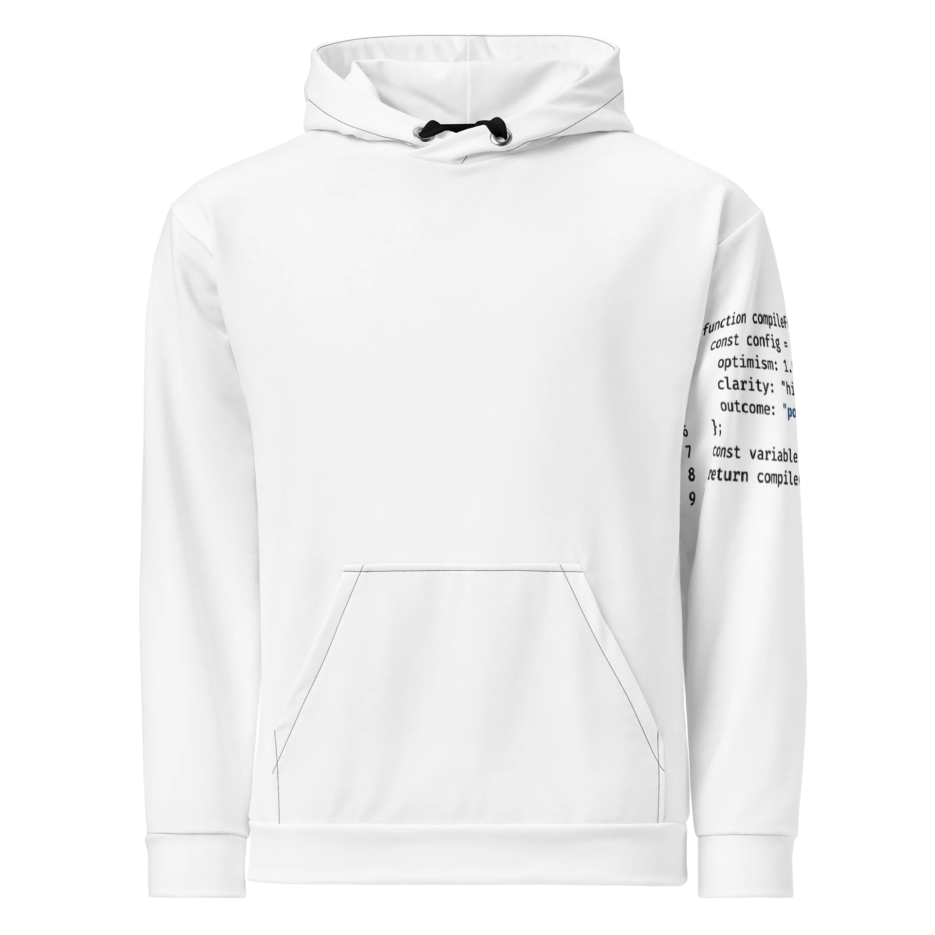 Outcome Positive // Recycled Hoodie by SOURCE CODE ORIGINAL. product image (2)