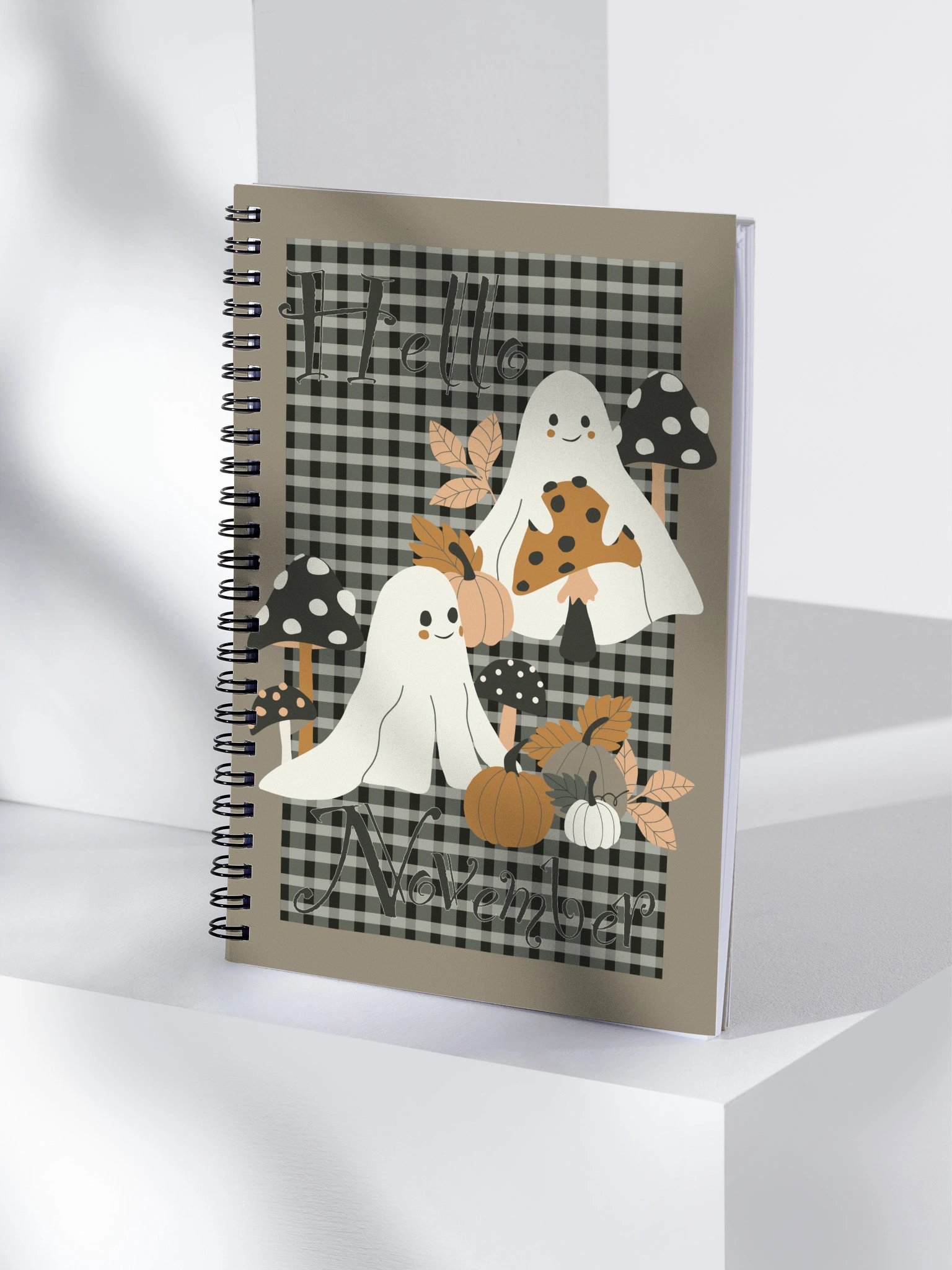 Hello November Spiral Notebook product image (1)