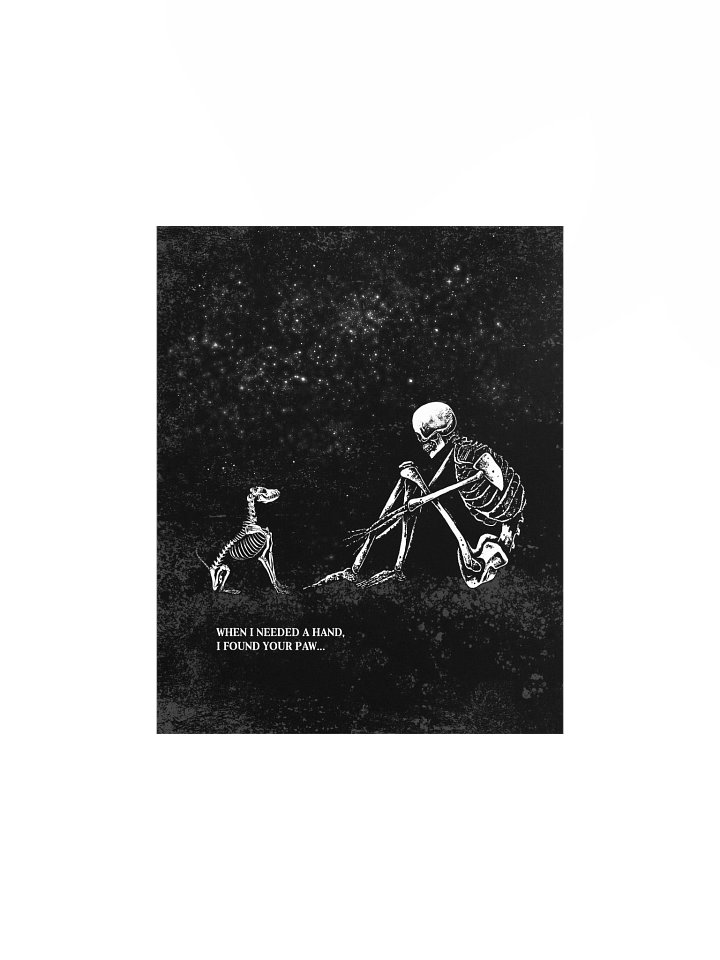 When I Needed A Hand, I Found Your Paw - Art Print product image (2)