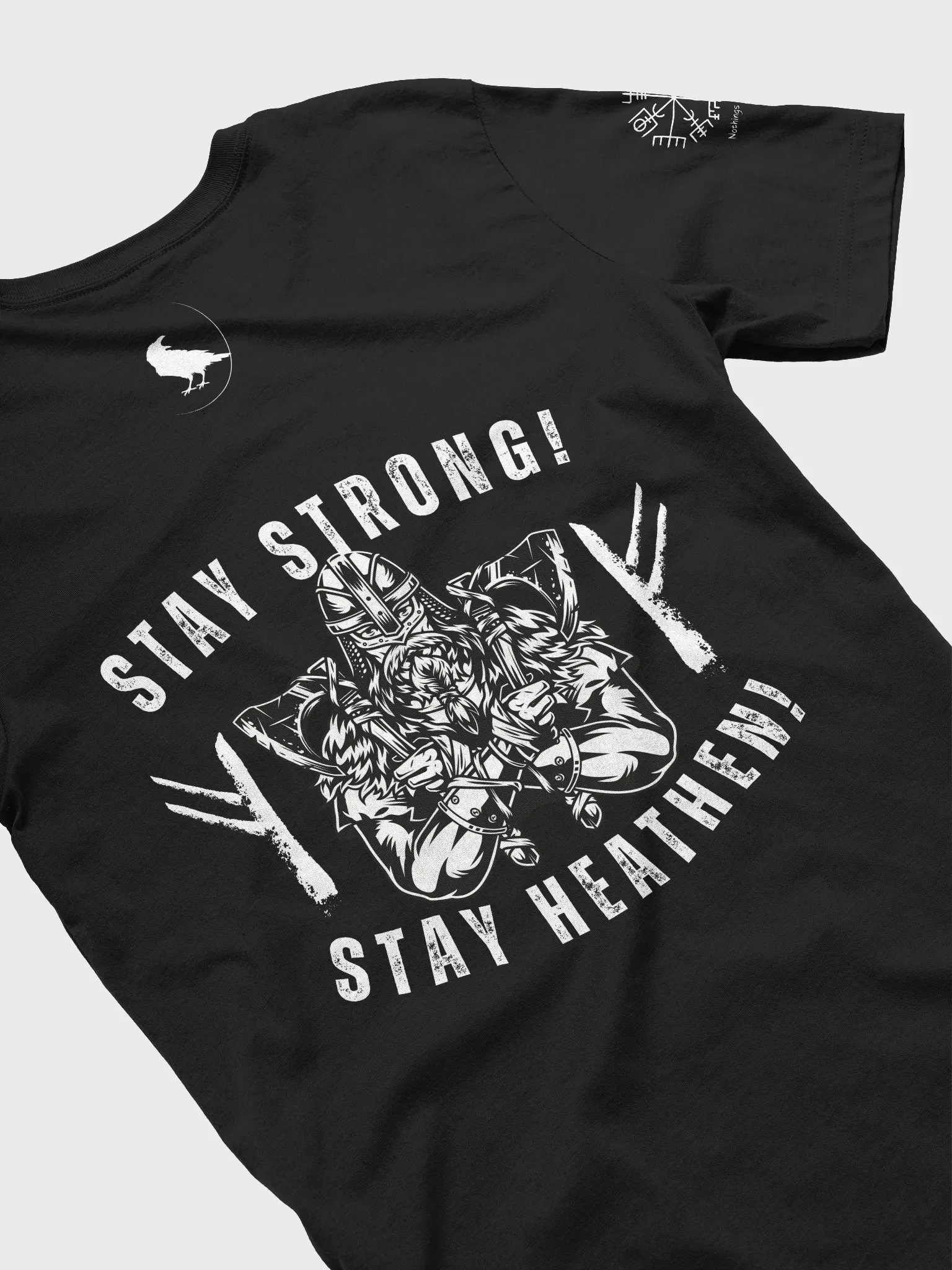Stay heathen back print product image (1)