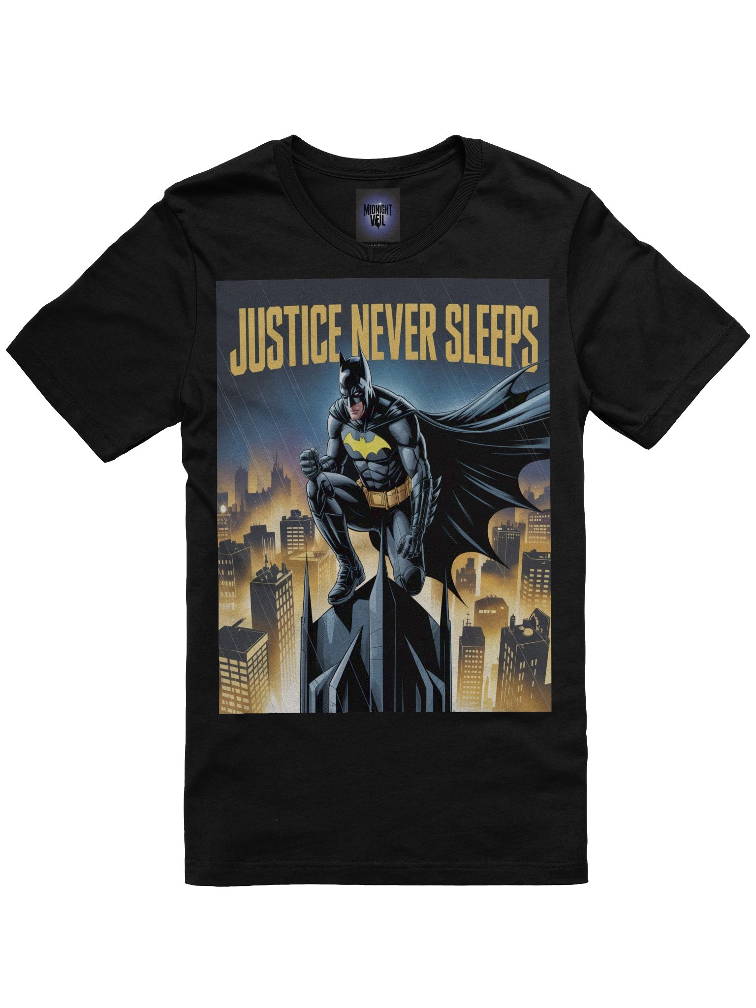 Justice Never Sleeps: Batman's Eternal Watch Graphic Tee product image (3)