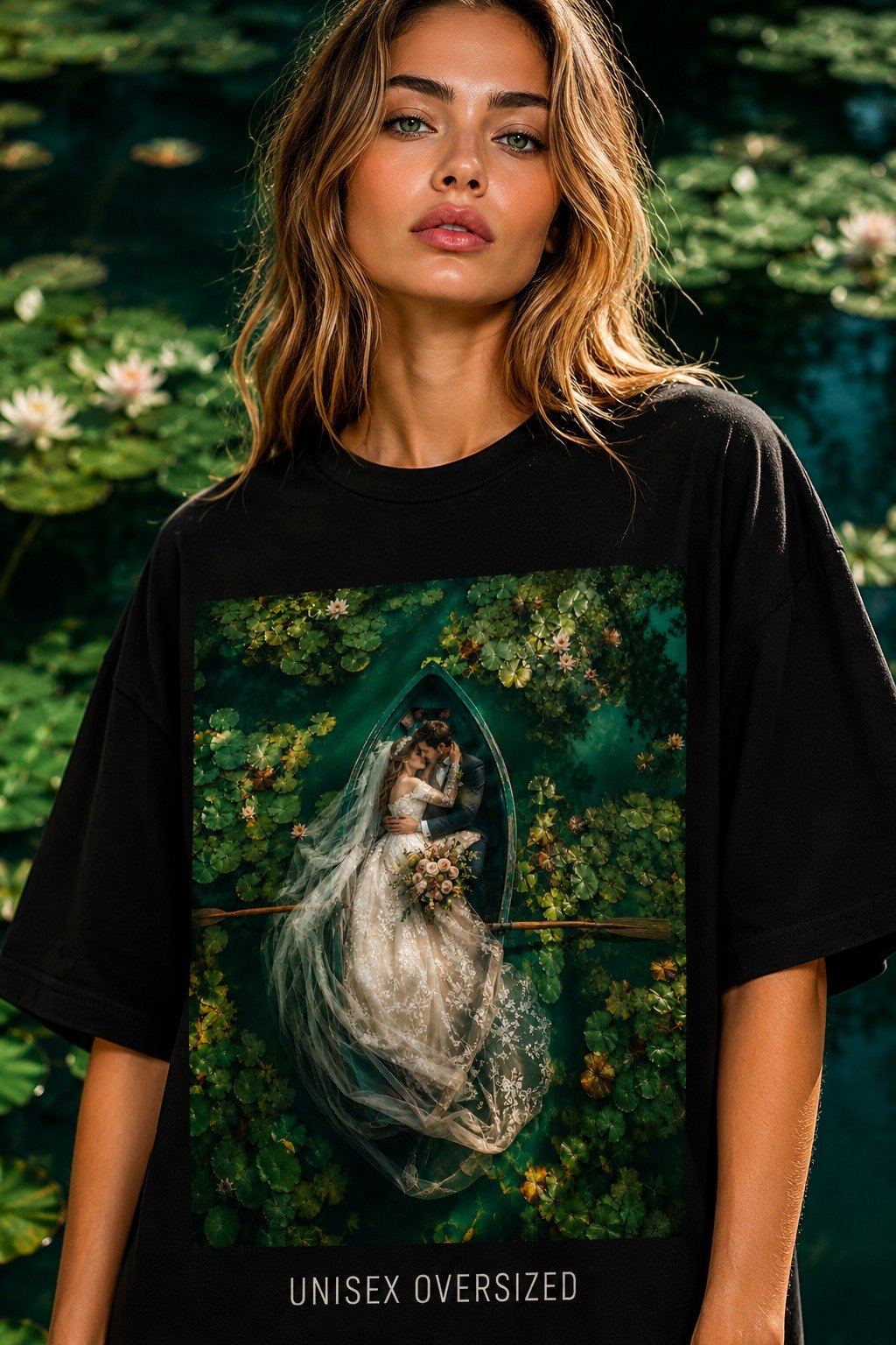 Romantasy BookTok T Shirt | Pre Raphaelite Romantic Painting | Bridal Shower Bachelorette Engagement product image (1)