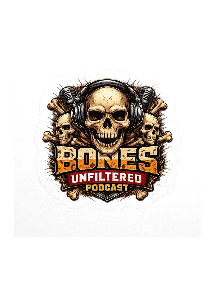 Bones Unfiltered Podcast Sticker product image (1)