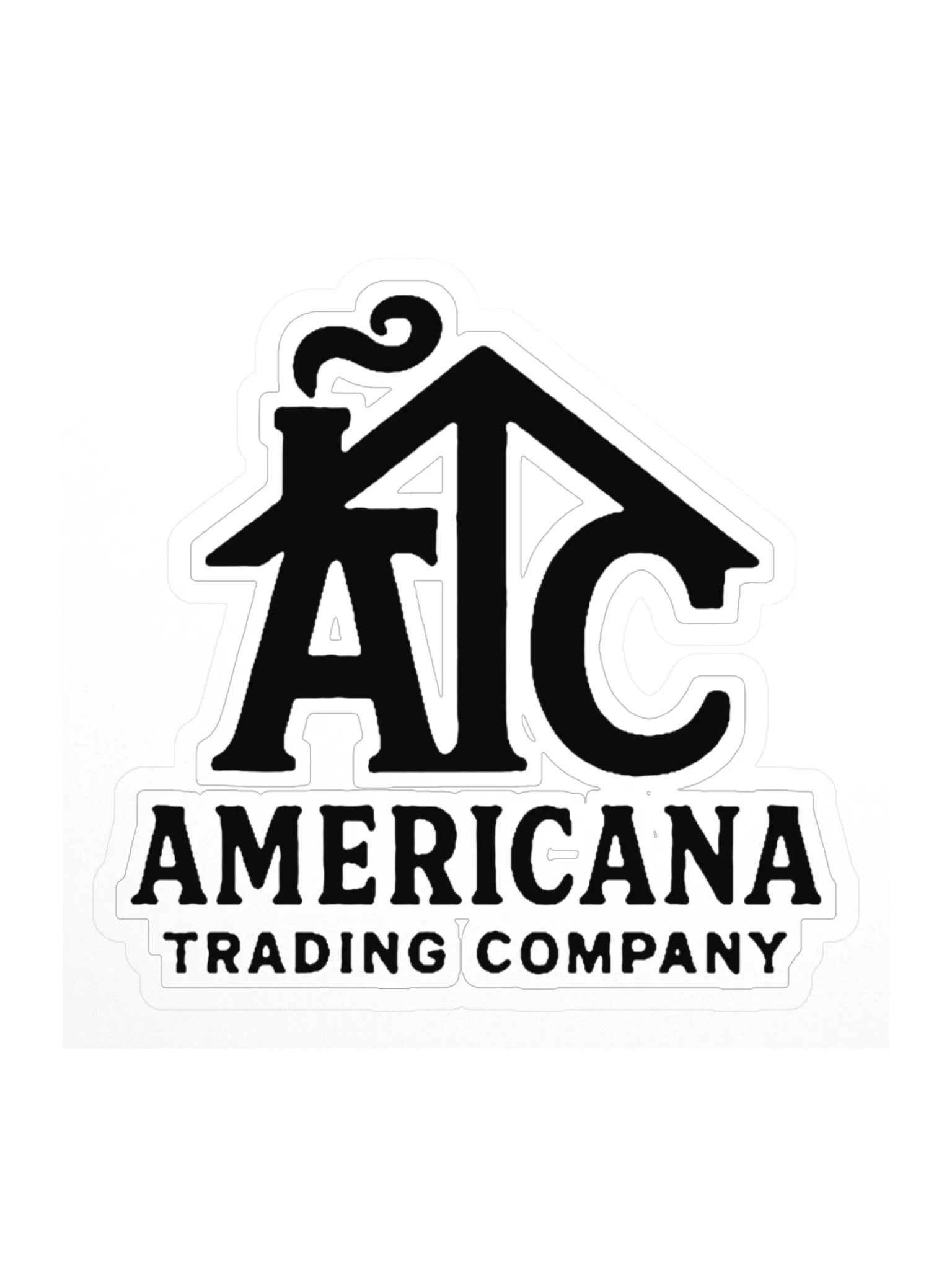 Americana Trading Co. House Sticker