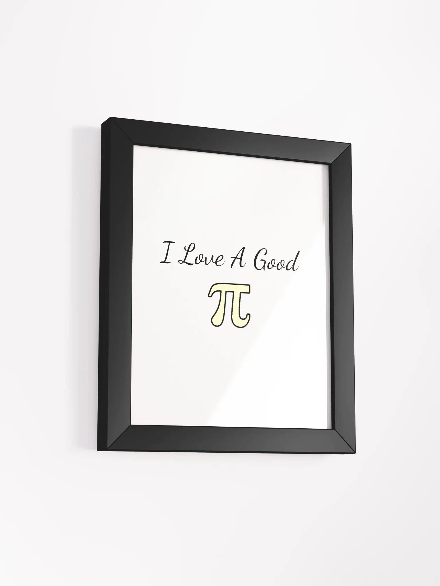Cream "pi" Framed Poster product image (5)