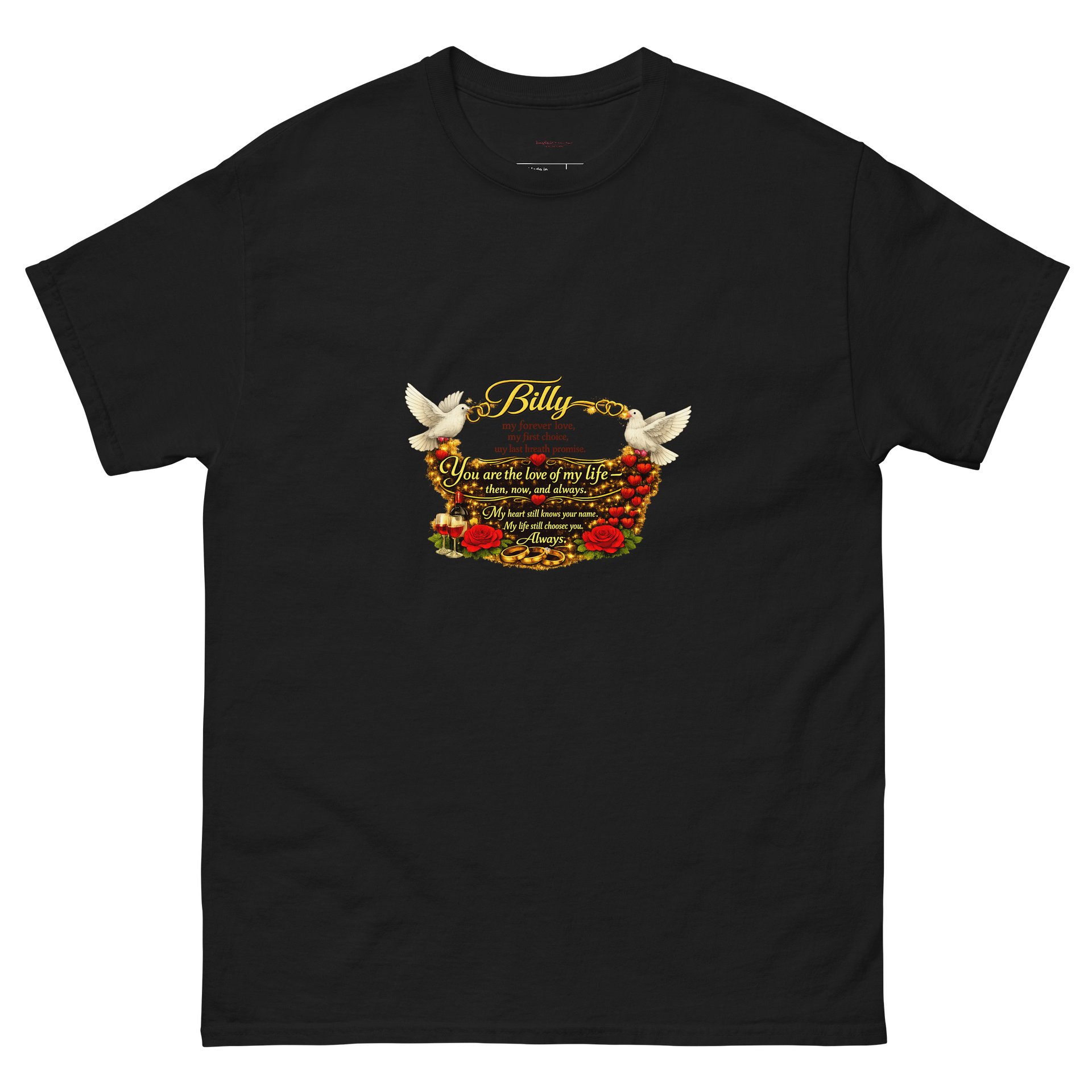 Romantic Lovebirds T-Shirt product image (2)