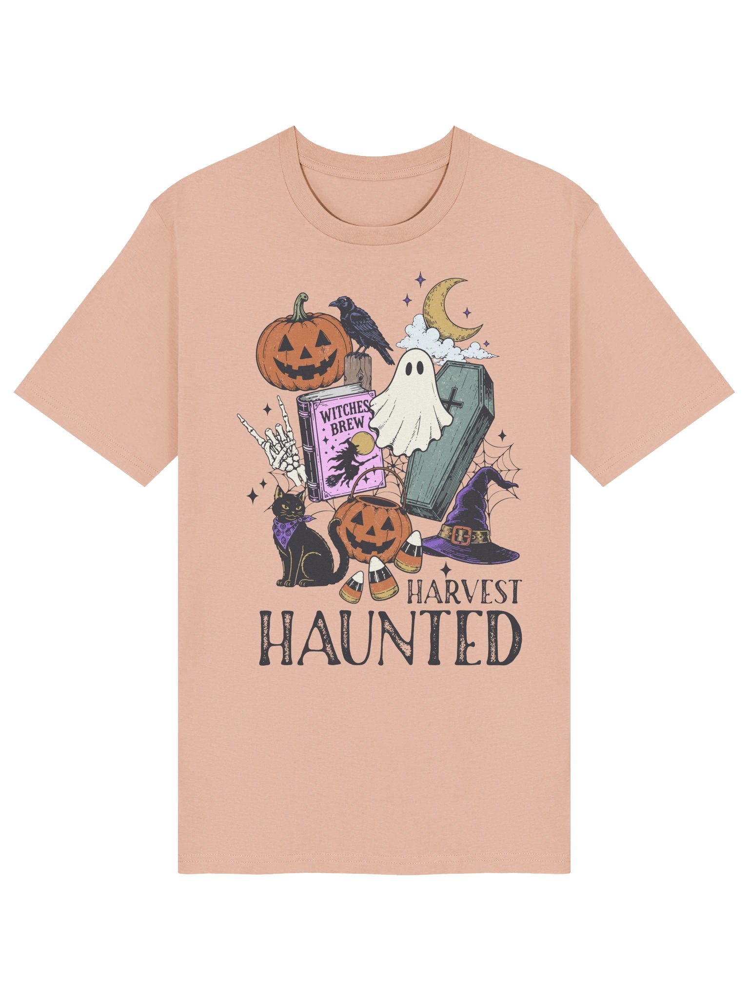 Harvest Haunted Halloween Tee product image (1)