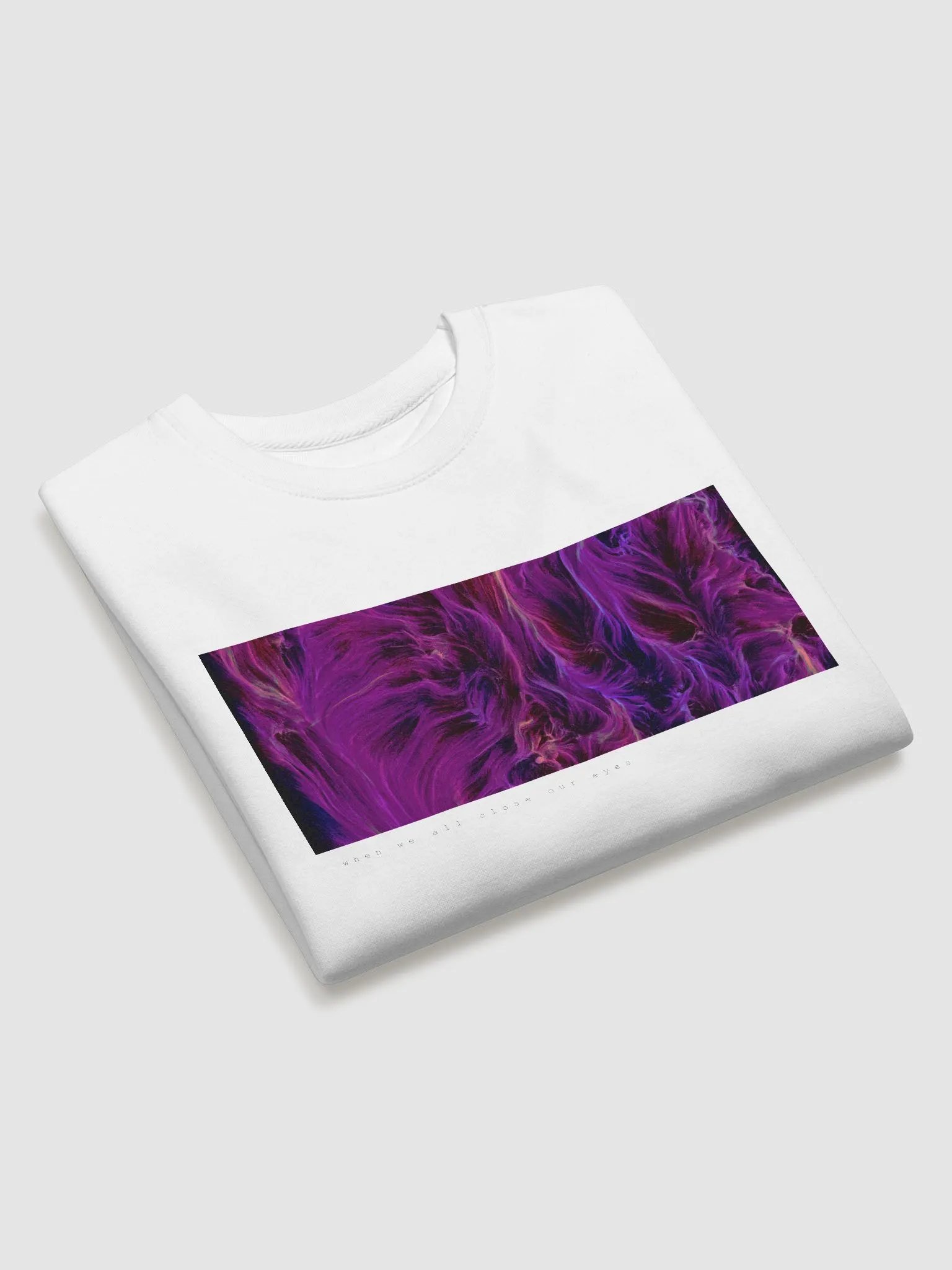 When We All Close Our Eyes - Artwork Sweater (White) product image (3)