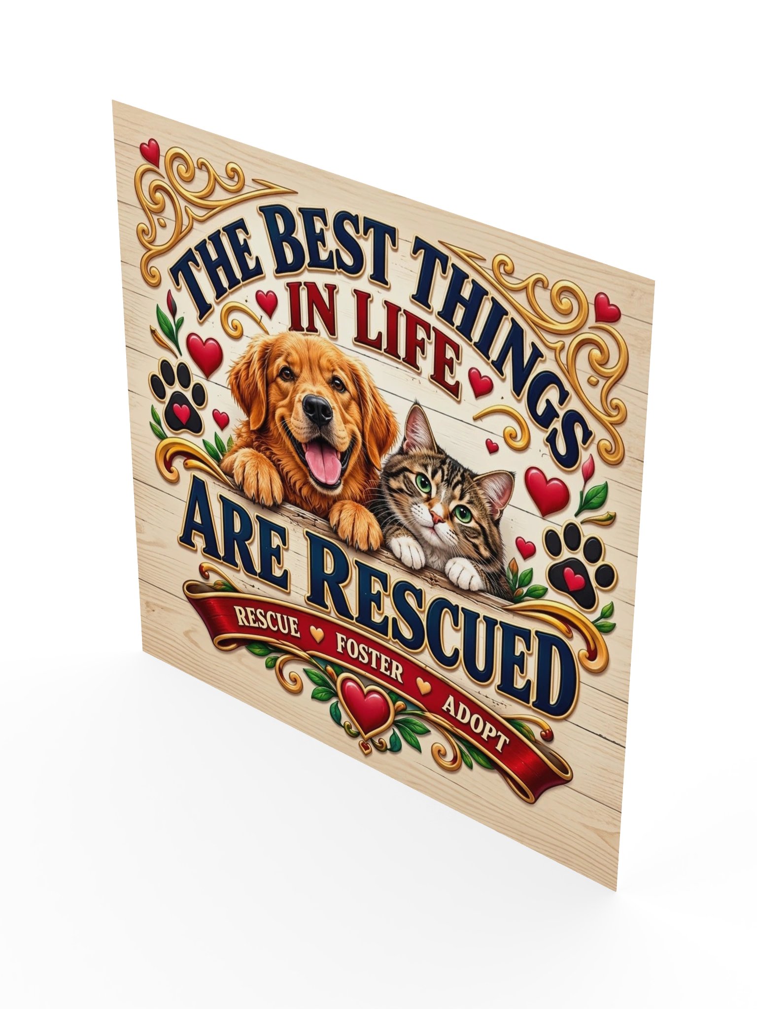The Best Things In Life Rescue Love Poster product image (3)