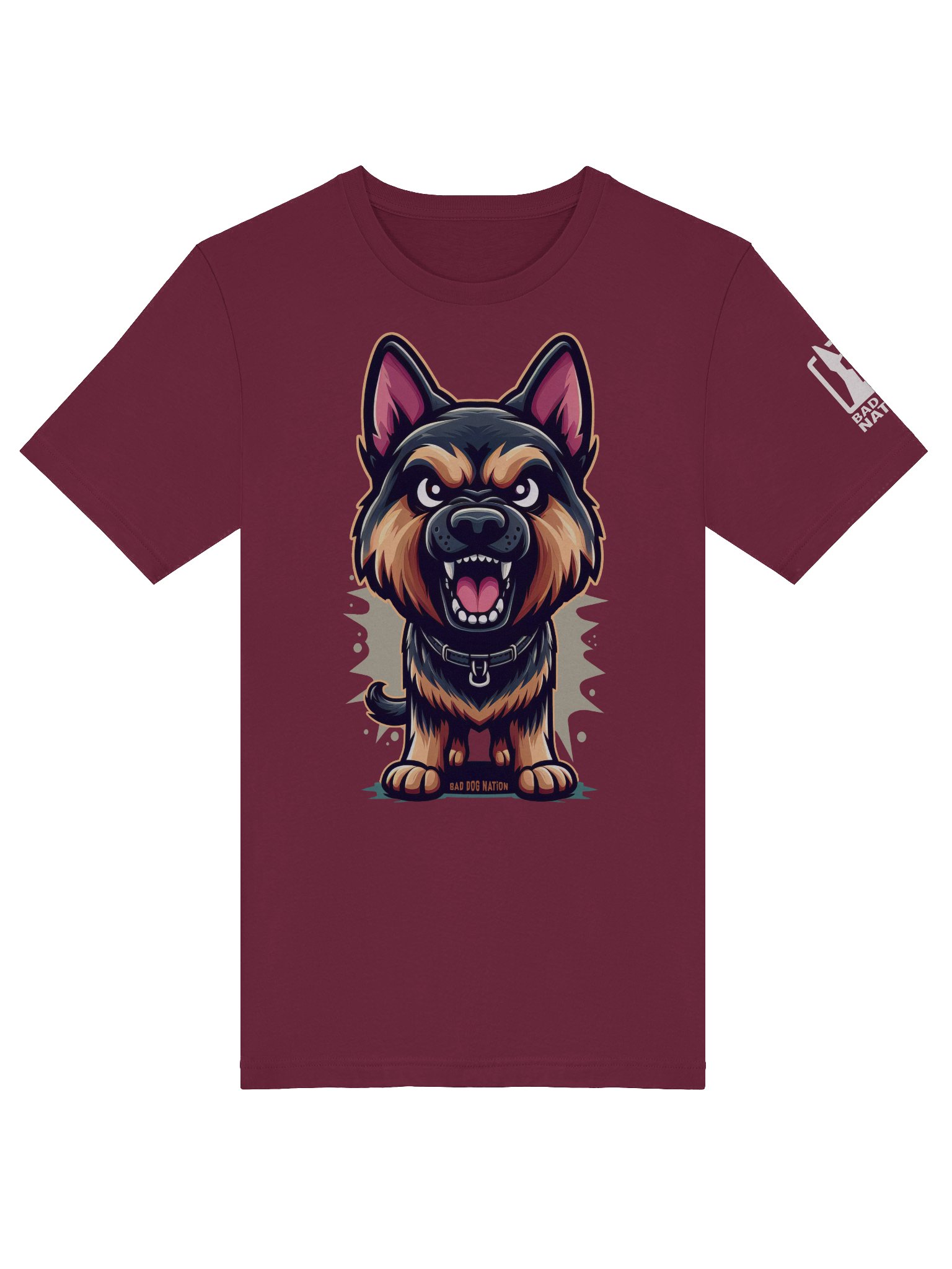 German Shepherd Angry Pup - Premium Unisex T-shirt product image (1)