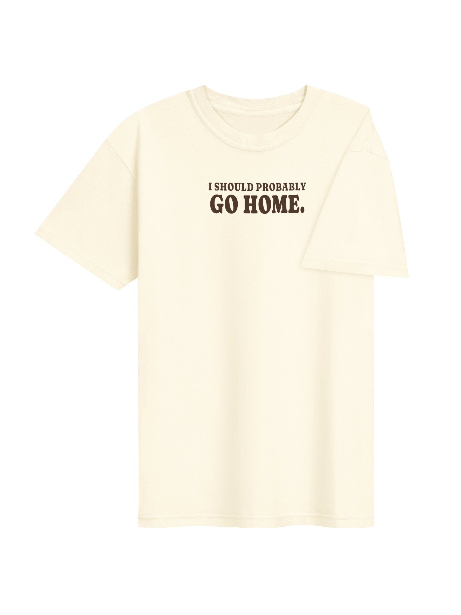 I Should Probably Go Home Tee (Ivory) product image (4)