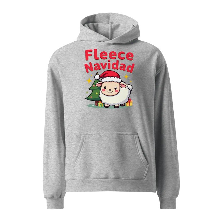 Fleece Navidad Oversized Hoodie product image (4)