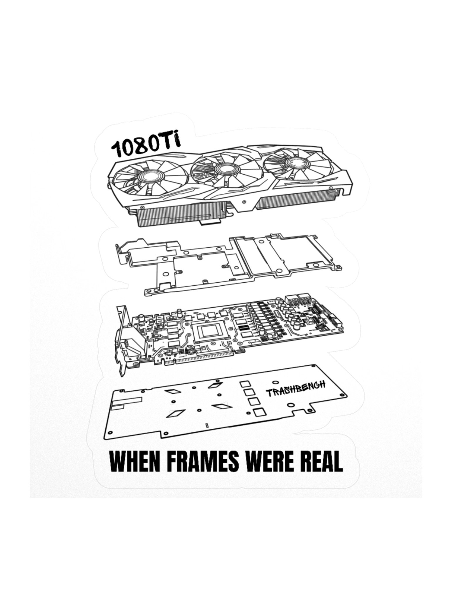 When Frames Were Real Sticker product image (1)