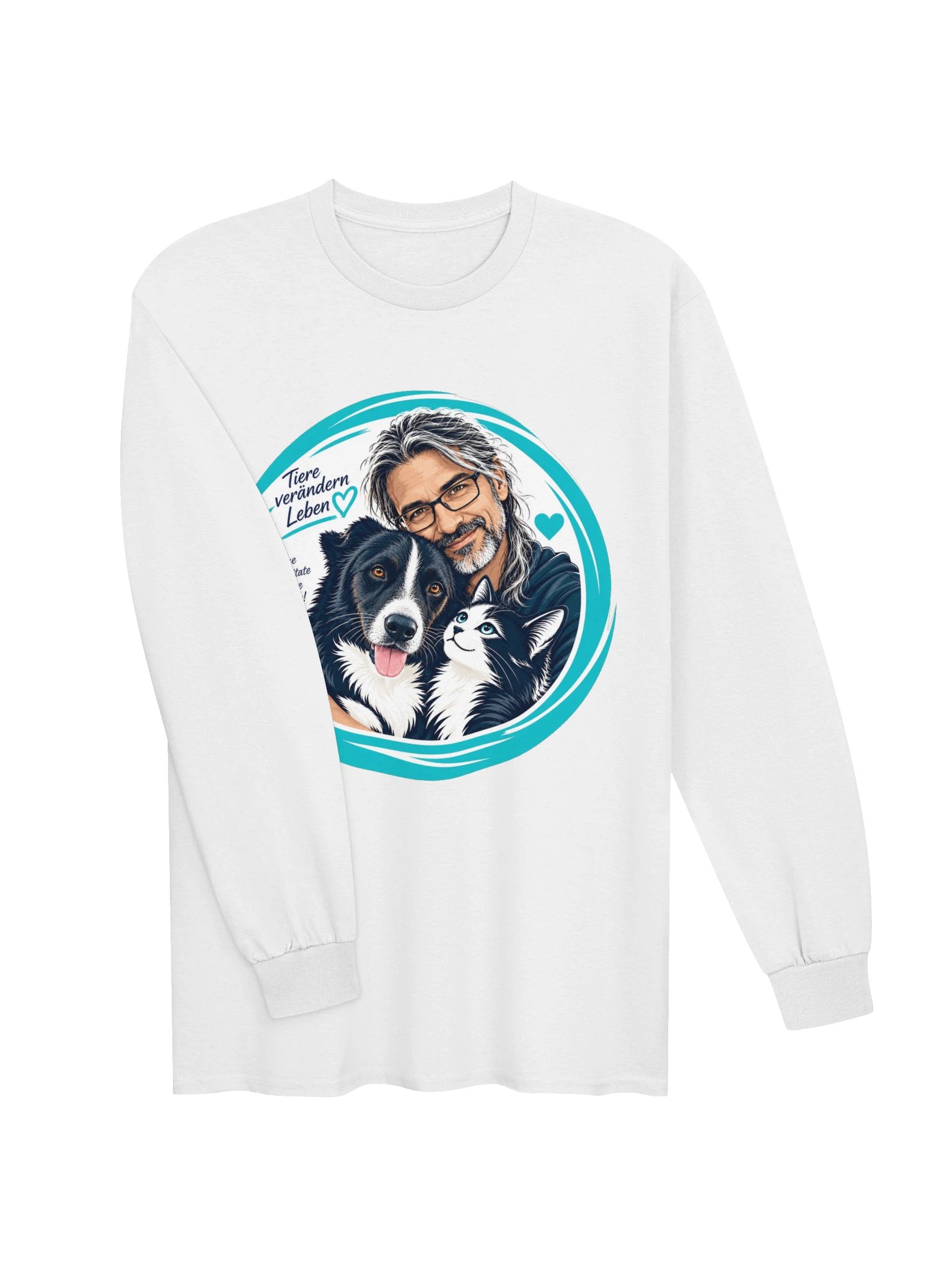 Tiere verändern Leben – Langarmshirt | Action Animals Serbia product image (2)