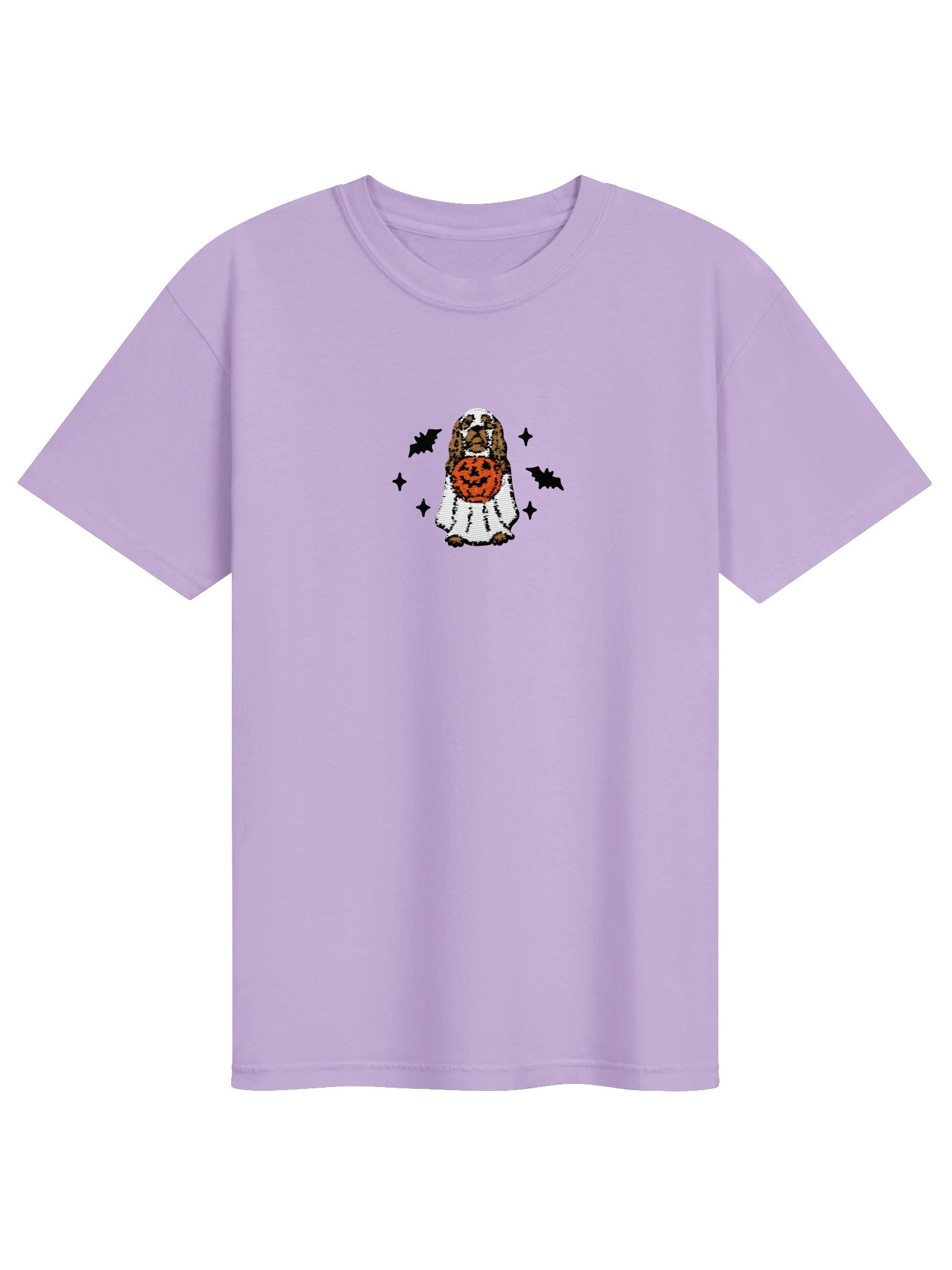 Halloween American Cocker Spaniel(Brown) Embroidered T-Shirt product image (41)