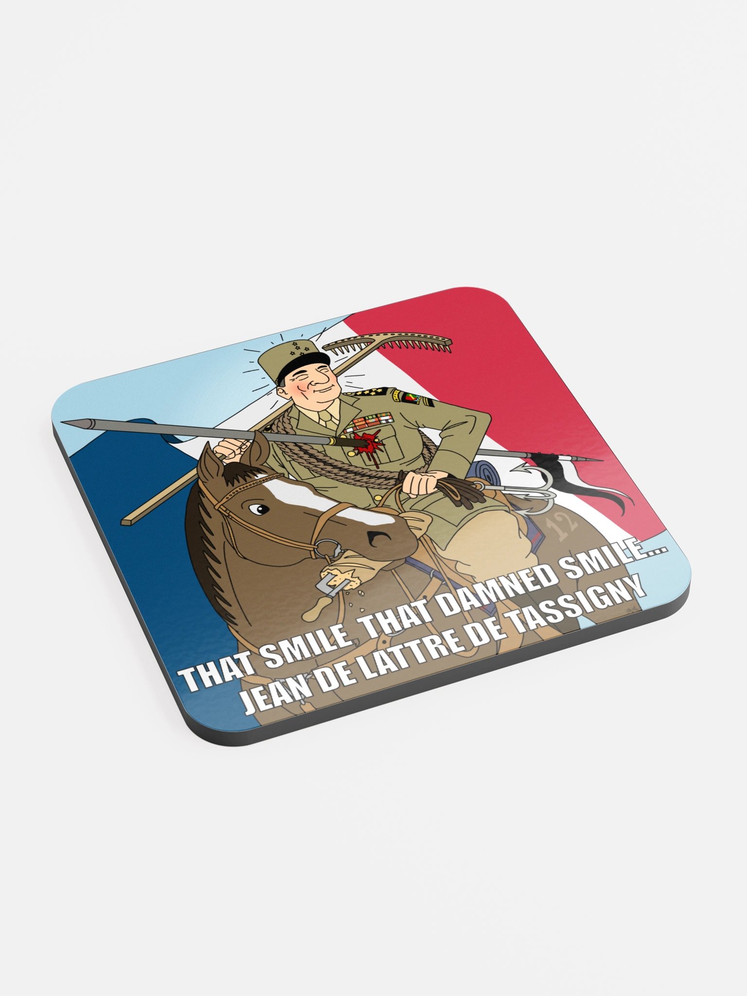 That smile, That damn smile - Jean De Lattre De Tassigny (Underlägg) product image (2)