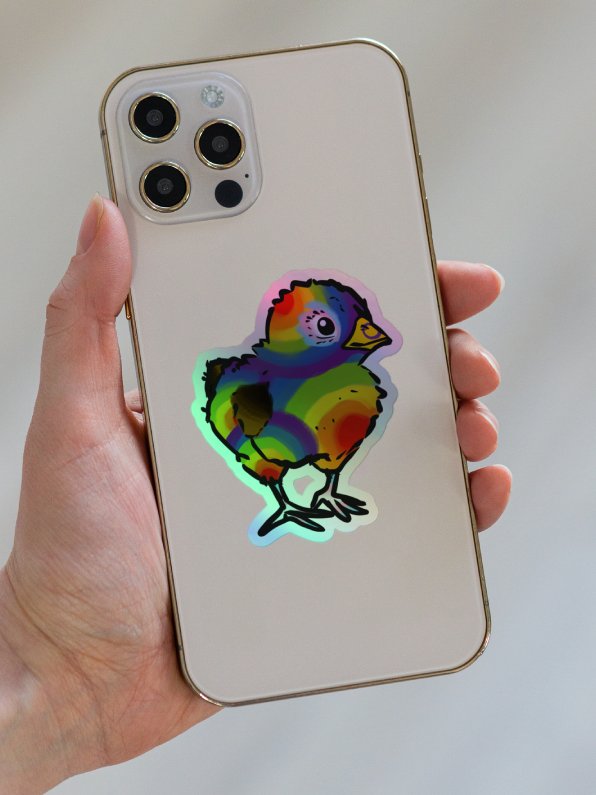 Peep this Pride holographic stickers product image (1)