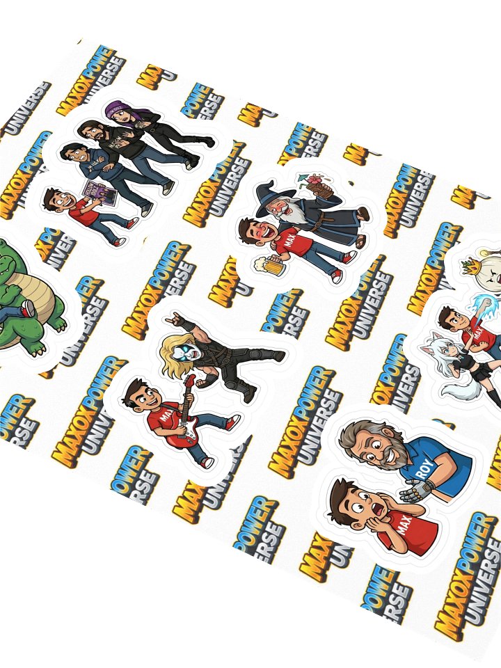 Maxoxpower x AIU – Heroes Sticker Pack product image (2)